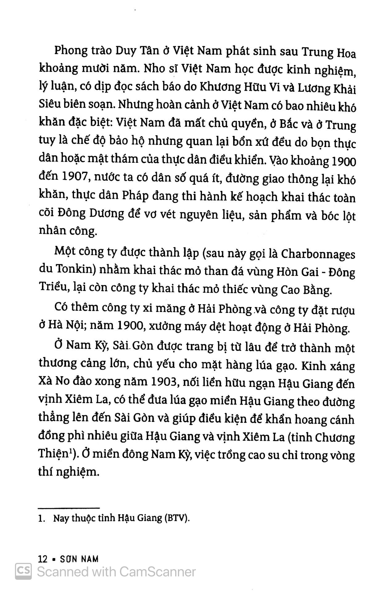 Sơn Nam - Phong Trào Duy Tân Ở Bắc, Trung, Nam PDF