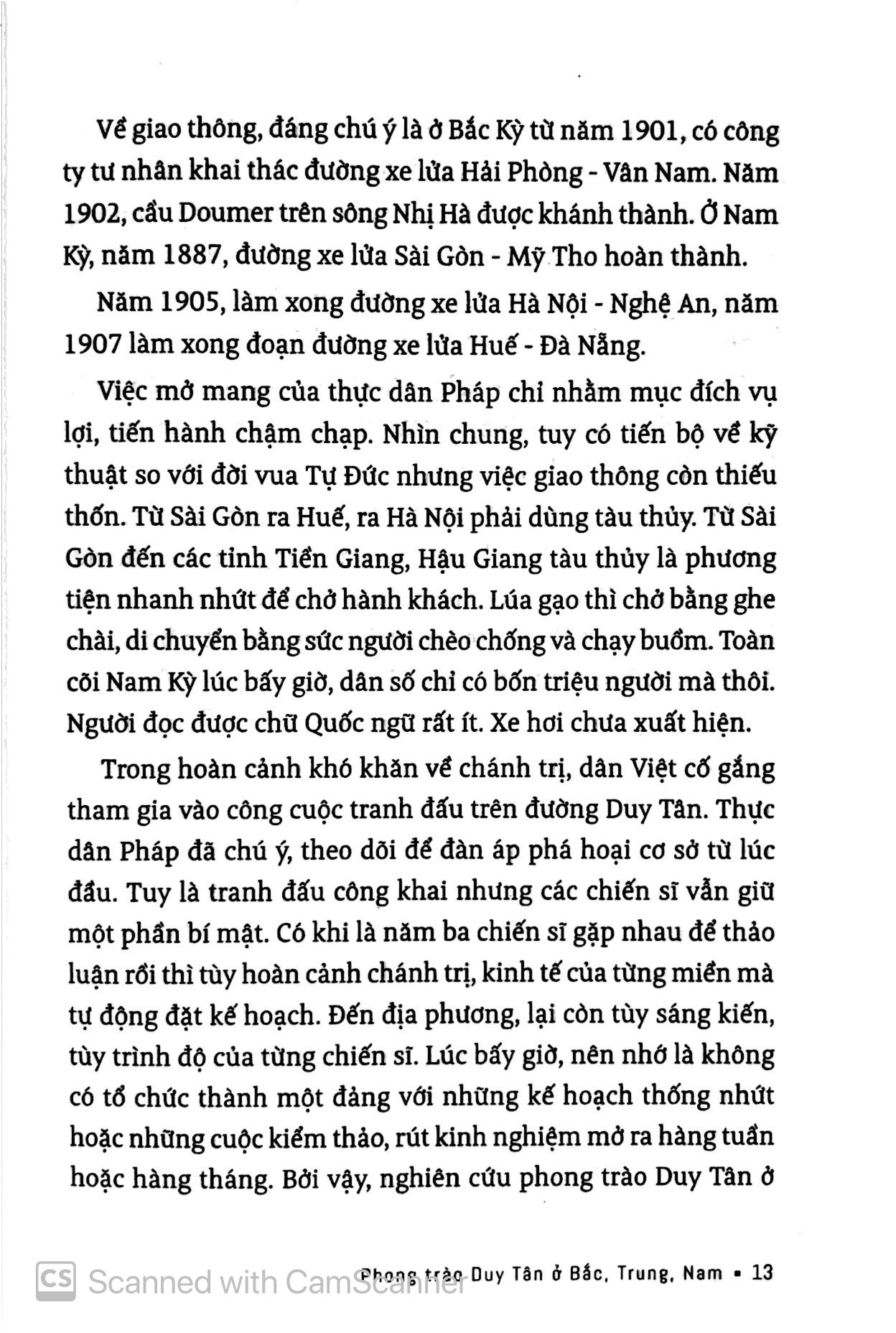 Sơn Nam - Phong Trào Duy Tân Ở Bắc, Trung, Nam PDF