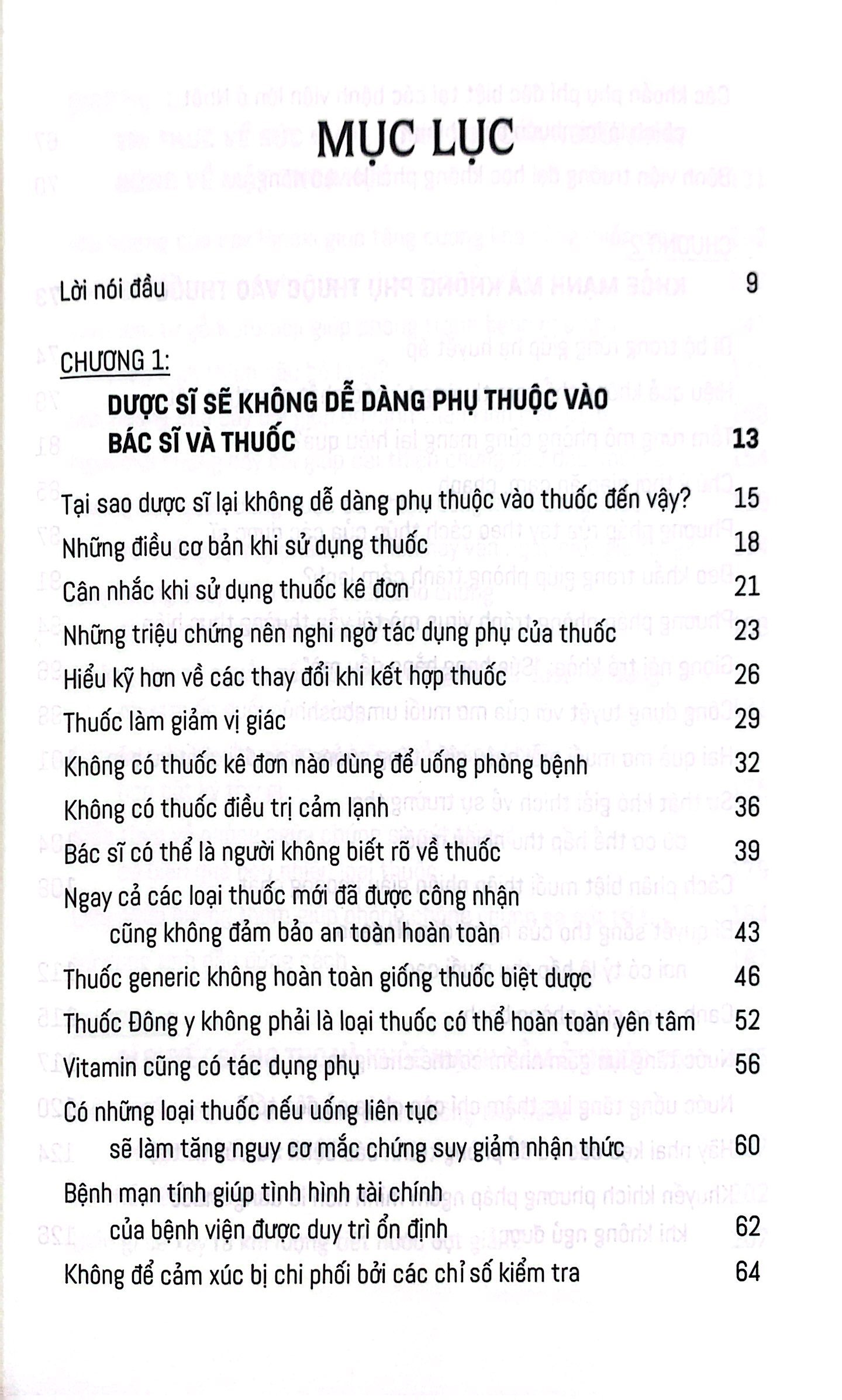 Sống Khoẻ Mạnh Không Phụ Thuộc Vào Thuốc - Lời Khuyên Từ Giáo Sư Ngành Dược PDF đọc ebook online, epub online, nghe sách nói audio miễn phí.