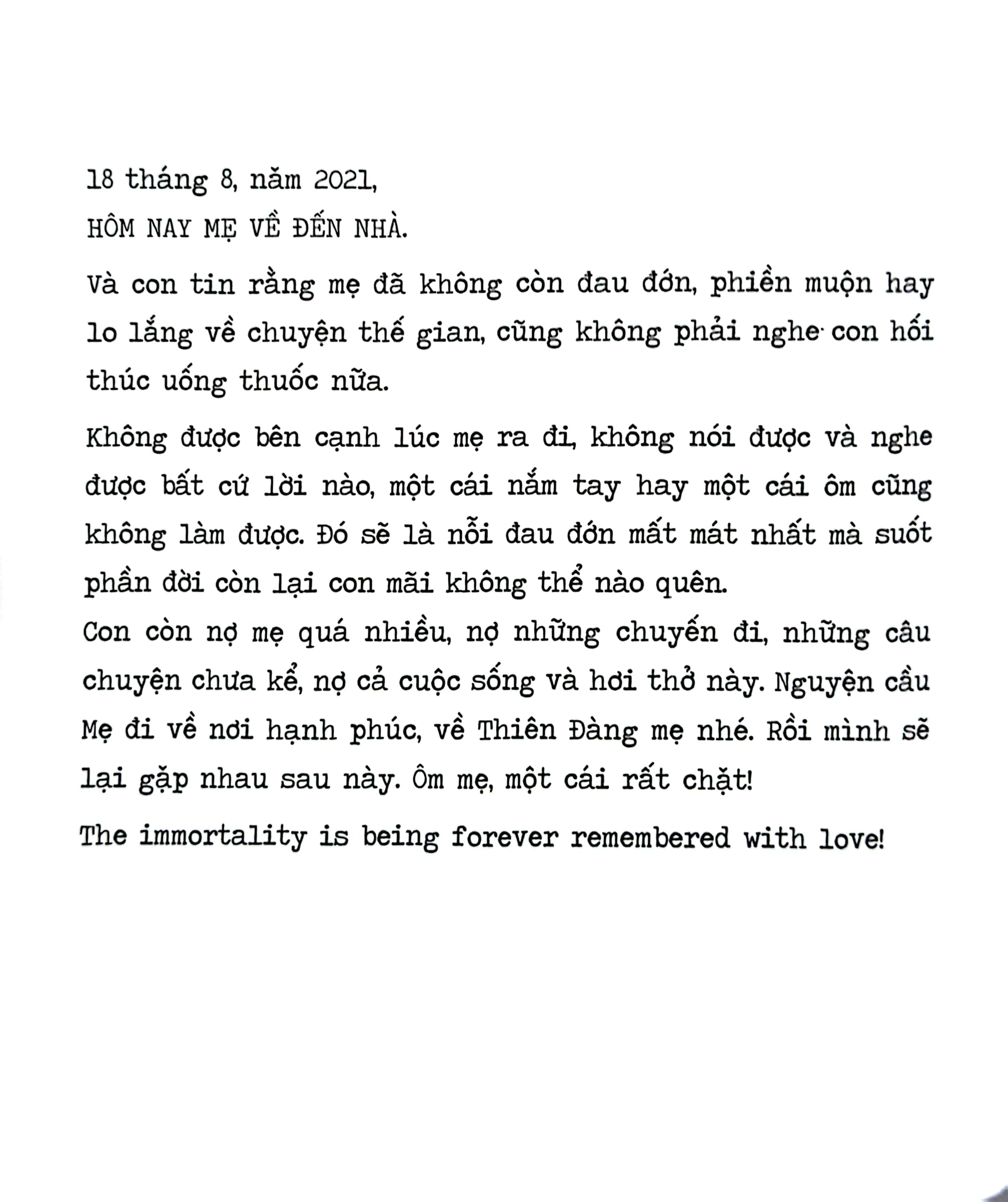 Sống Thay Phần Mẹ PDF Sống Thay Phần Mẹ PDF