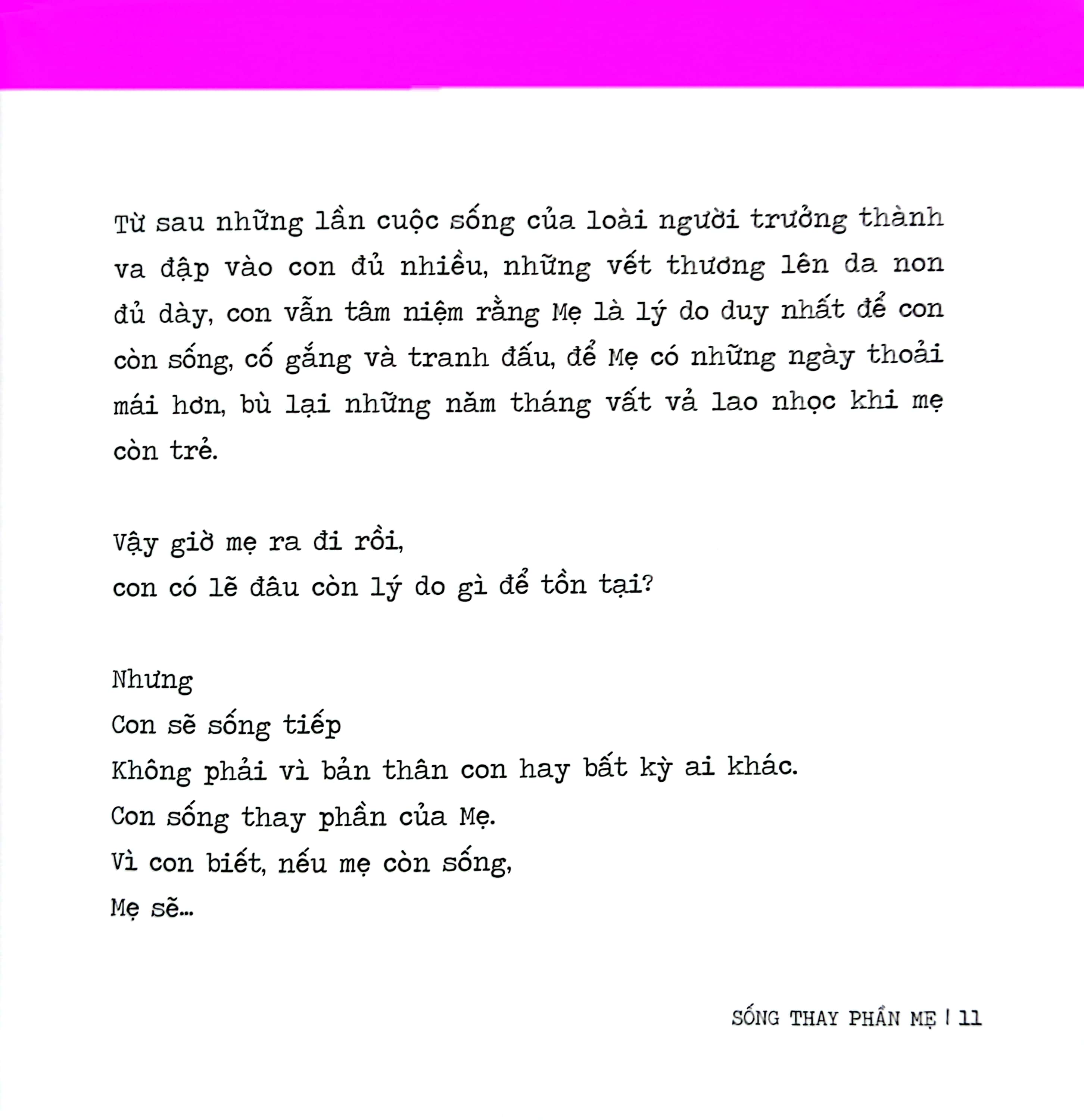 Sống Thay Phần Mẹ PDF Sống Thay Phần Mẹ PDF