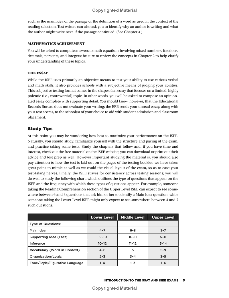 SSAT/ISEE: High School Entrance Examinations 4th Edition (Barron's Test Prep) PDF đọc ebook online, epub online, nghe sách nói audio miễn phí.