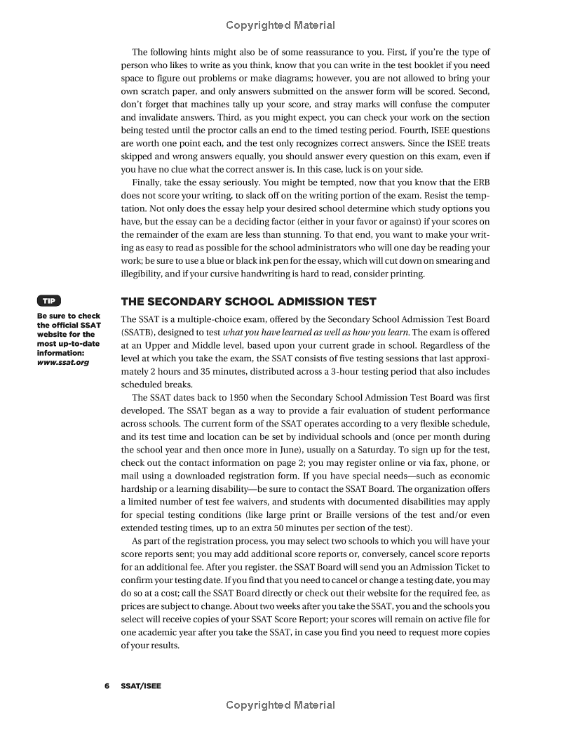 SSAT/ISEE: High School Entrance Examinations 4th Edition (Barron's Test Prep) PDF đọc ebook online, epub online, nghe sách nói audio miễn phí.