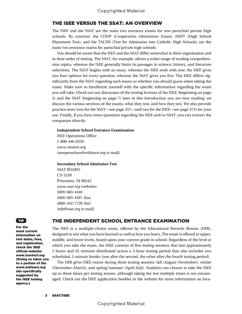 SSAT/ISEE: High School Entrance Examinations 4th Edition (Barron's Test Prep) PDF đọc ebook online, epub online, nghe sách nói audio miễn phí.
