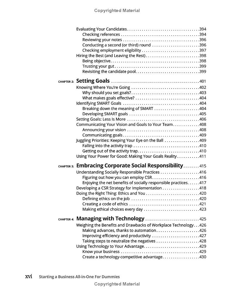 Starting A Business AllinOne For Dummies 3rd Edition