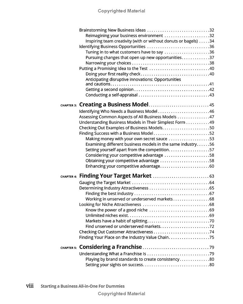 Starting A Business AllinOne For Dummies 3rd Edition