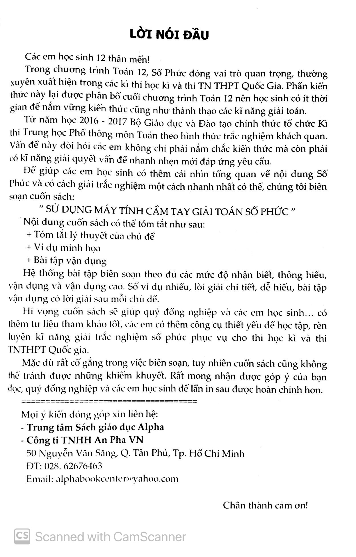 Sử Dụng Máy Tính Cầm Tay Để Giải Toán Phức Số PDF