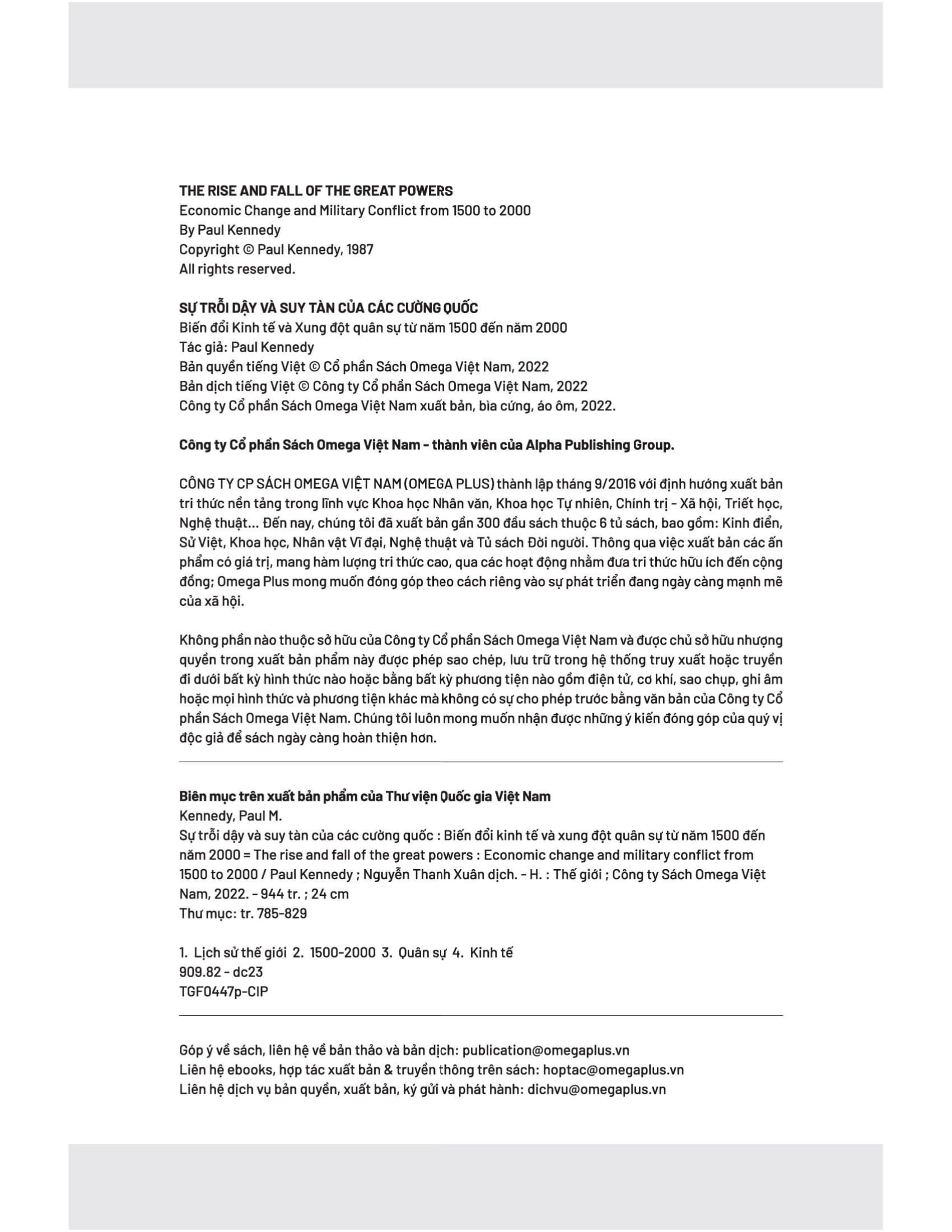 Sự Trỗi Dậy Và Suy Tàn Của Các Cường Quốc PDF đọc ebook online, epub online, nghe sách nói audio miễn phí. Sự Trỗi Dậy Và Suy Tàn Của Các Cường Quốc PDF đọc ebook online, epub online, nghe sách nói audio miễn phí.