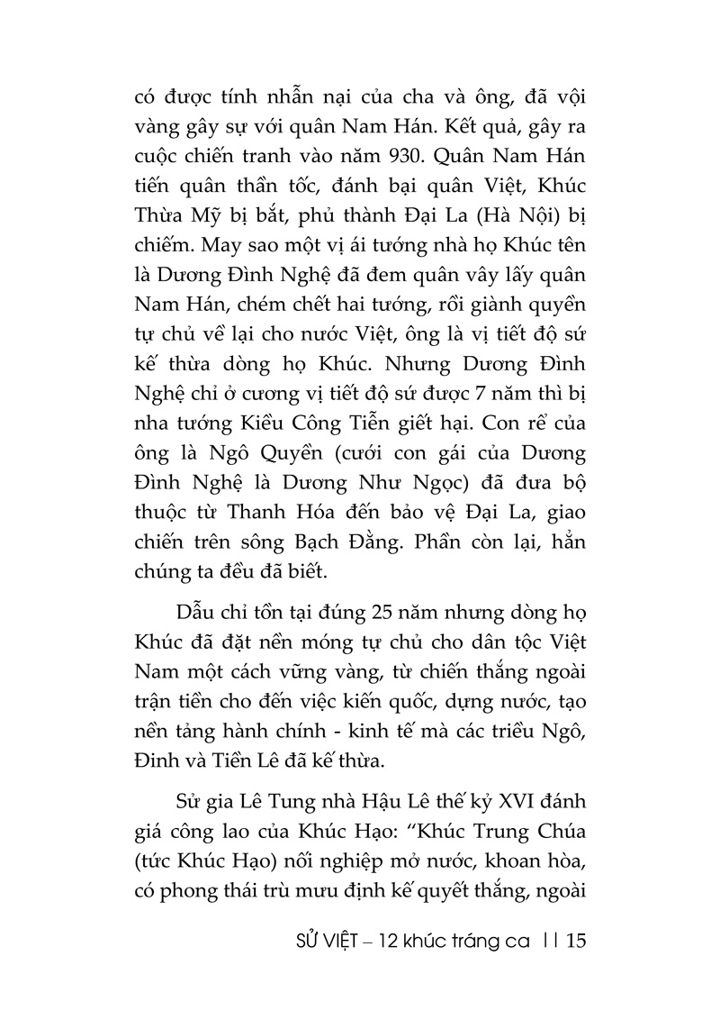 Sử Việt - 12 Khúc Tráng Ca PDF Sử Việt - 12 Khúc Tráng Ca PDF