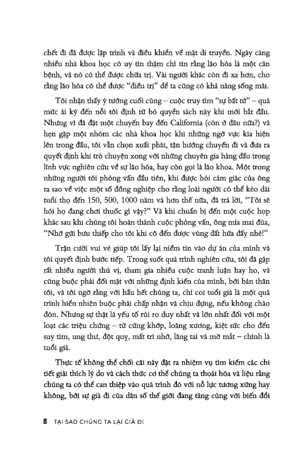 Tại Sao Chúng Ta Lại Già Đi? - Hiểu Đúng Về Lão Hóa PDF đọc ebook online, epub online, nghe sách nói audio miễn phí.