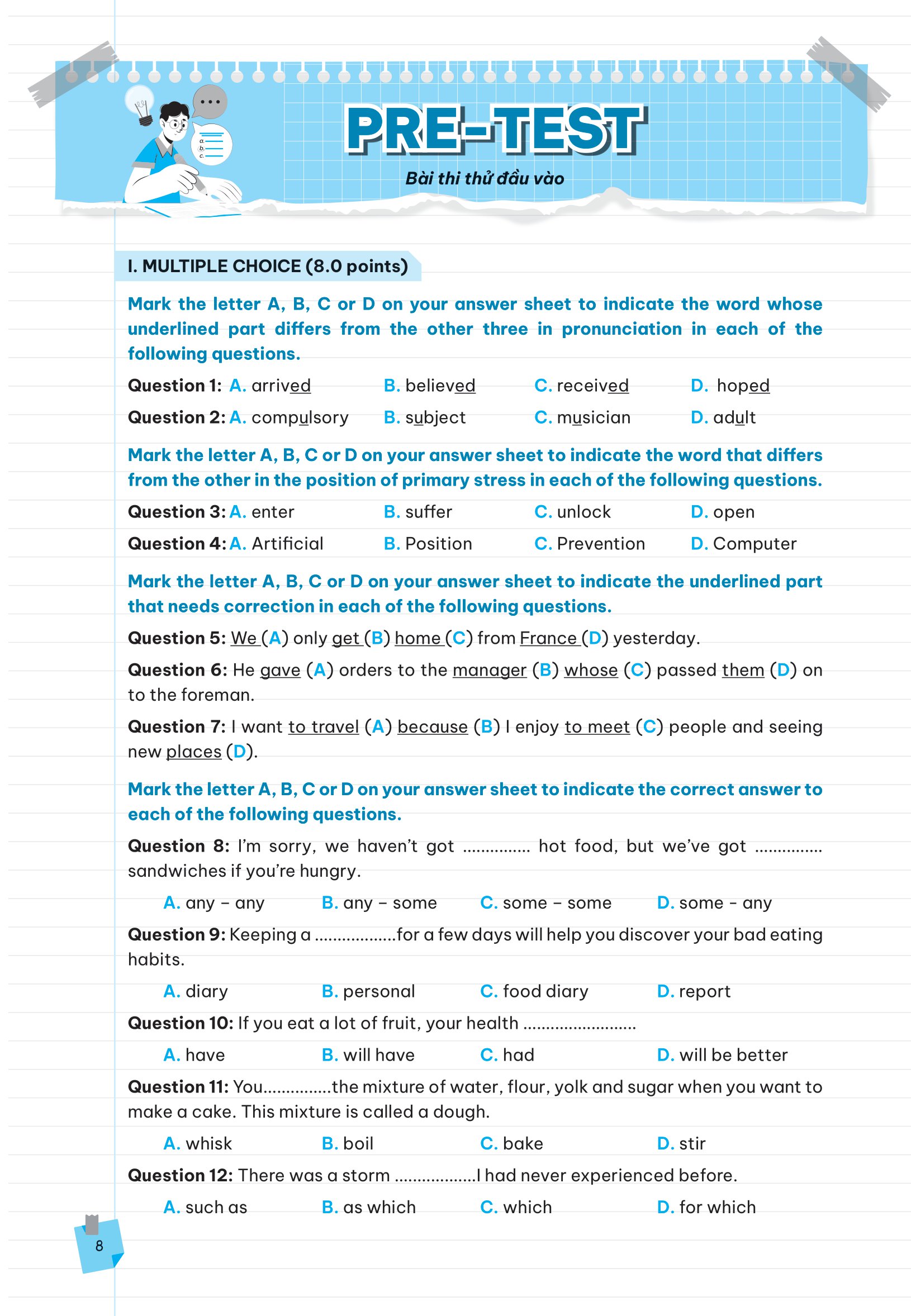 Tải sách Take Note Vào 10 - Ghi Chú Nhanh Ôn Thi Cấp Tốc Vào Lớp 10 - Tiếng Anh PDF đọc ebook online, epub online, nghe sách nói audio miễn phí.