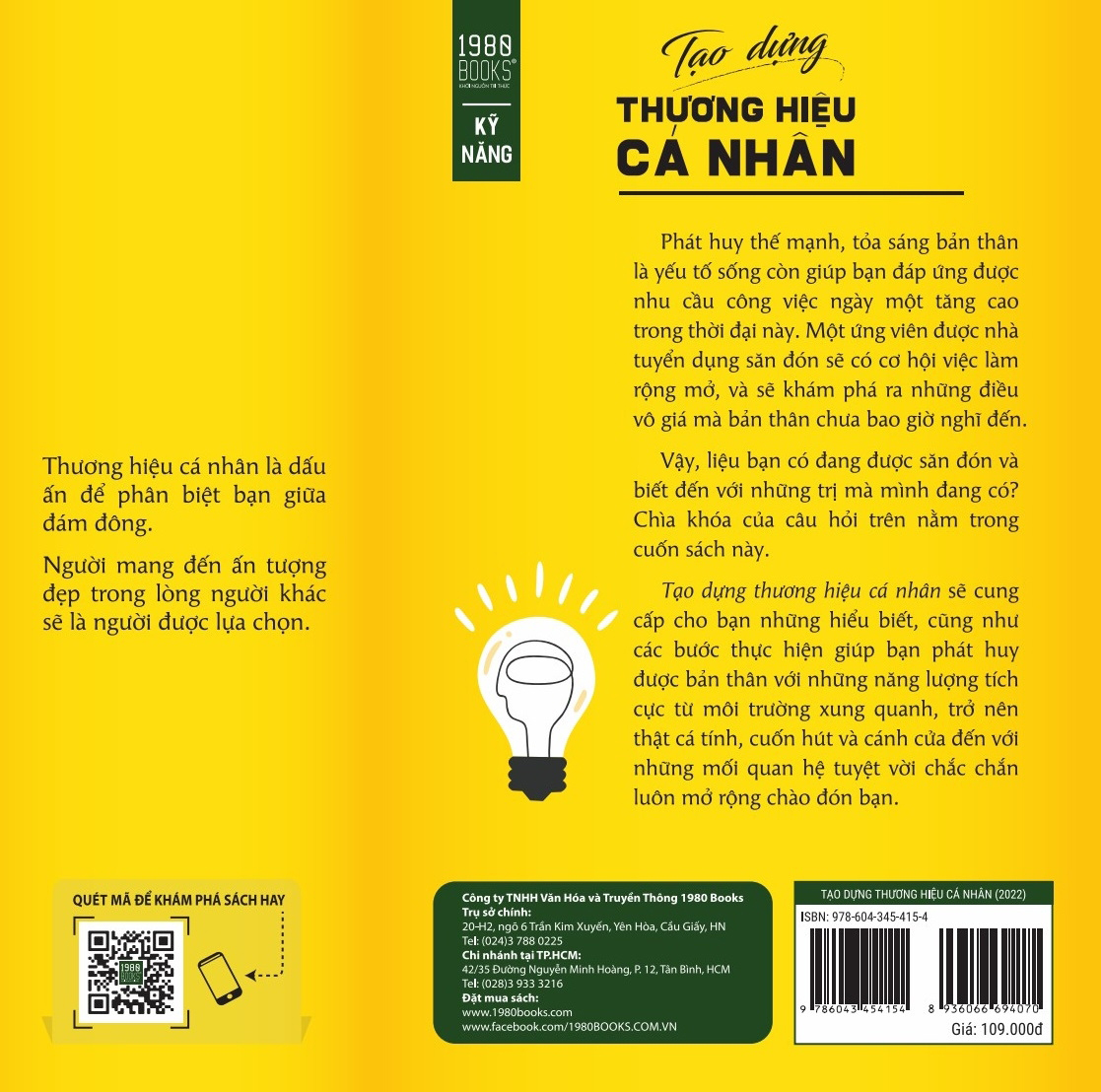 Tạo Dựng Thương Hiệu Cá Nhân PDF Tạo Dựng Thương Hiệu Cá Nhân PDF