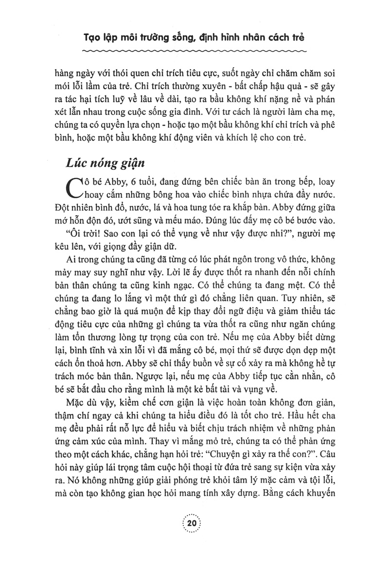 Tạo Lập Môi Trường Sống Định Hình Nhân Cách Trẻ PDF
