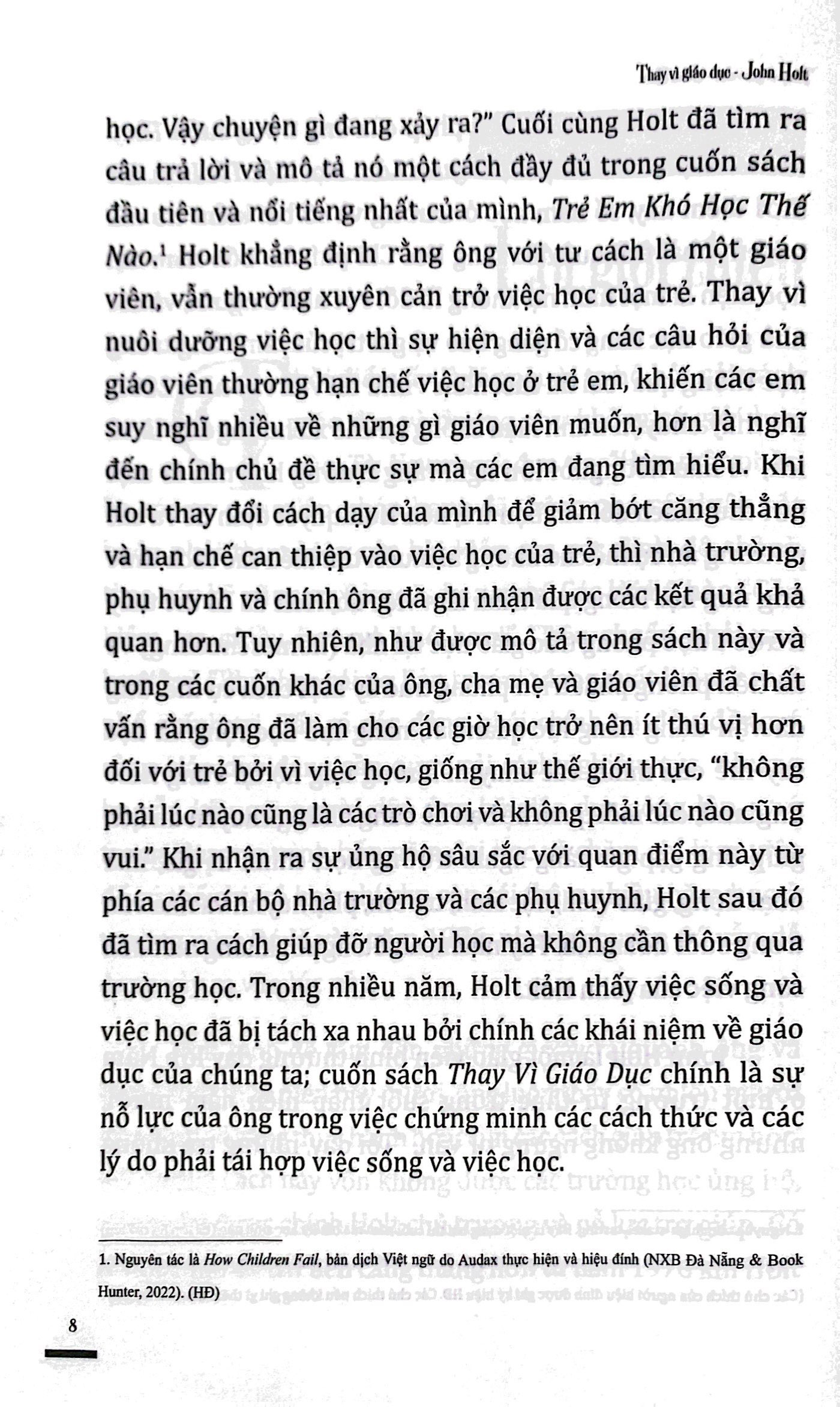Thay Vì Giáo Dục PDF đọc ebook online, epub online, nghe sách nói audio miễn phí. Thay Vì Giáo Dục PDF đọc ebook online, epub online, nghe sách nói audio miễn phí.