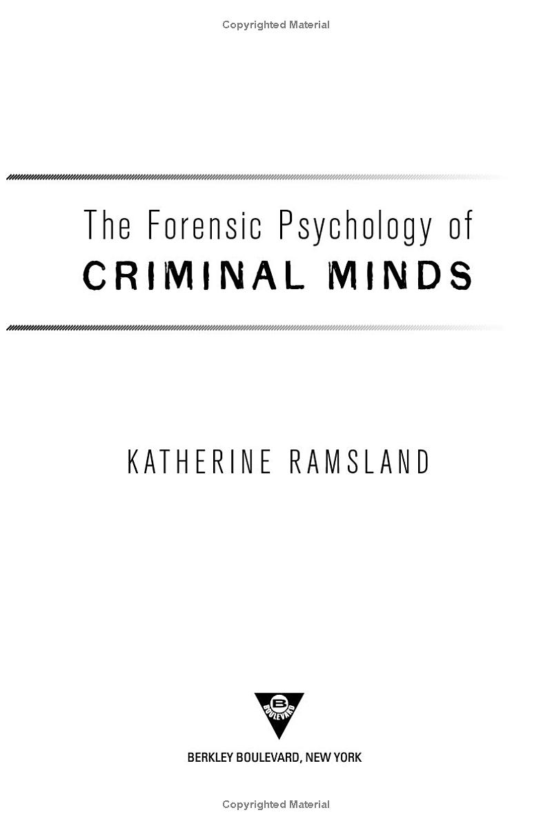The Forensic Psychology Of Criminal Minds - FAHASA.COM