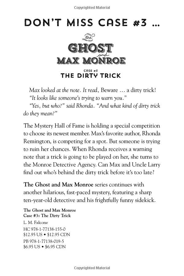 The Ghost And Max Monroe, Case 2 The Missing Zucchini