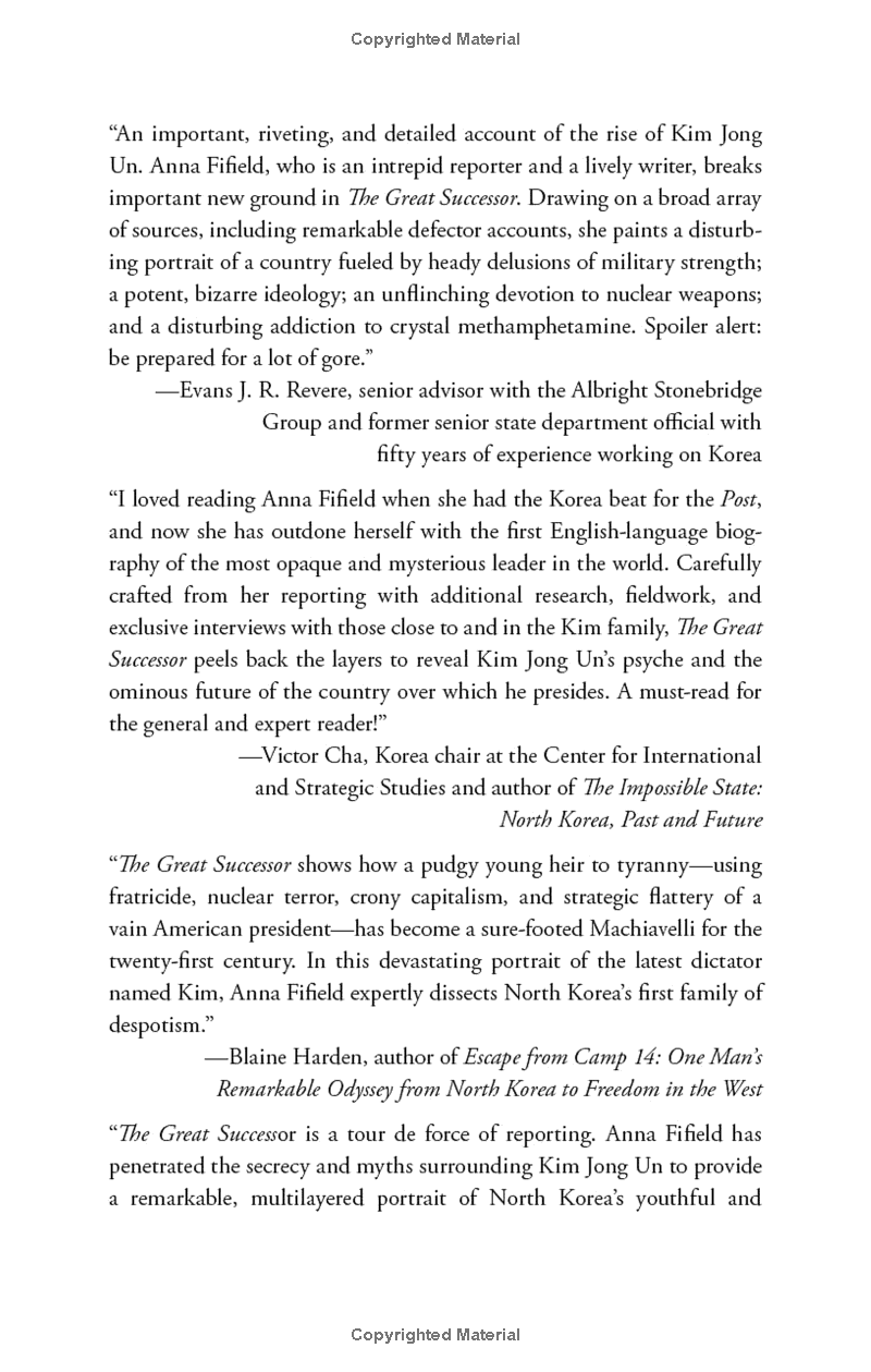 The Great Successor PDF đọc ebook online, epub online, nghe sách nói audio miễn phí. The Great Successor PDF đọc ebook online, epub online, nghe sách nói audio miễn phí.