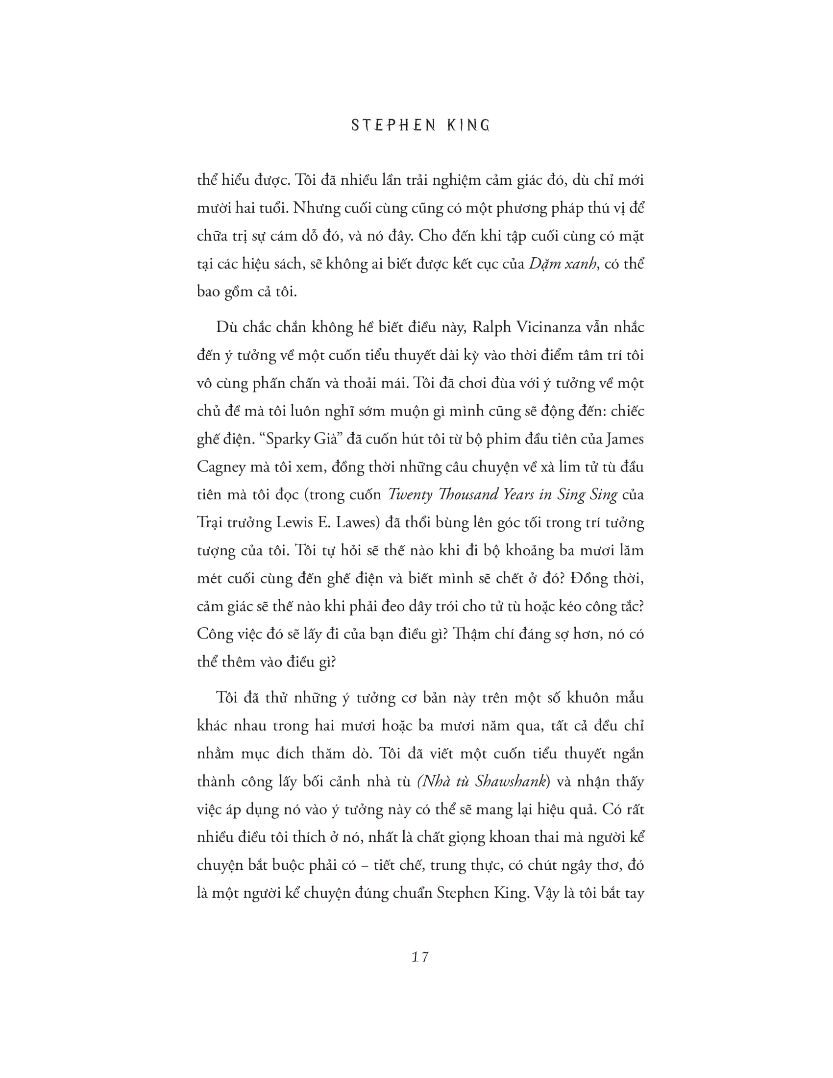 Tải sách The Green Mile - Dặm Xanh PDF đọc ebook online, epub online, nghe sách nói audio miễn phí.