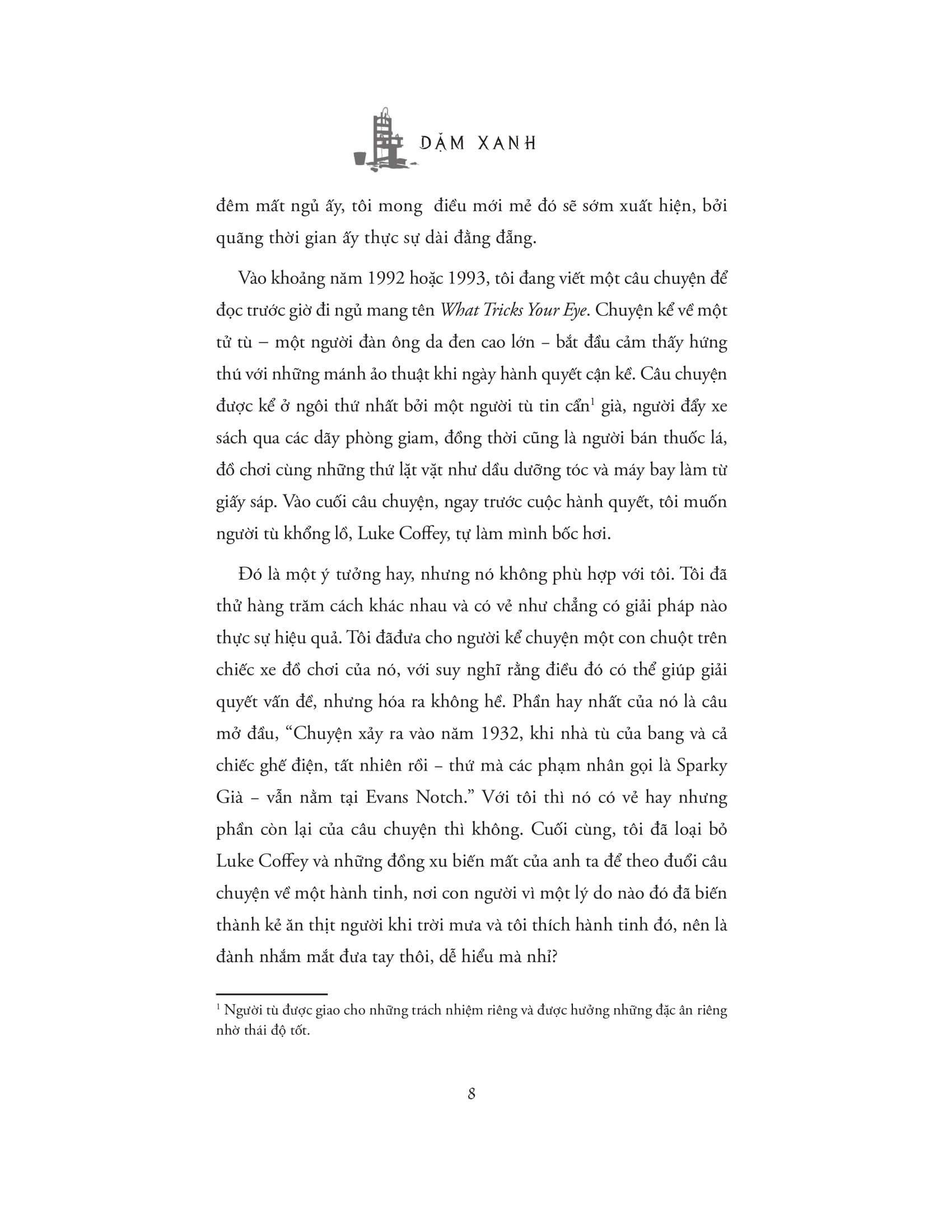 Tải sách The Green Mile - Dặm Xanh PDF đọc ebook online, epub online, nghe sách nói audio miễn phí.