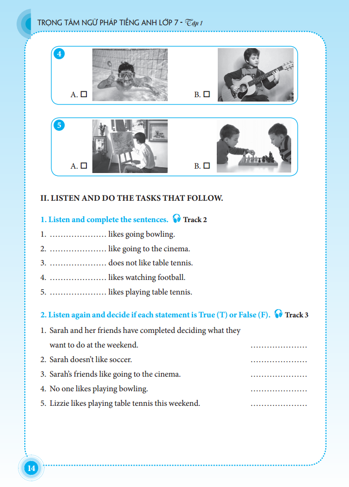 The Langmaster - Trọng Tâm Ngữ Pháp Tiếng Anh Lớp 7 - Tập 1 PDF đọc ebook online, epub online, nghe sách nói audio miễn phí. The Langmaster - Trọng Tâm Ngữ Pháp Tiếng Anh Lớp 7 - Tập 1 PDF đọc ebook online, epub online, nghe sách nói audio miễn phí.