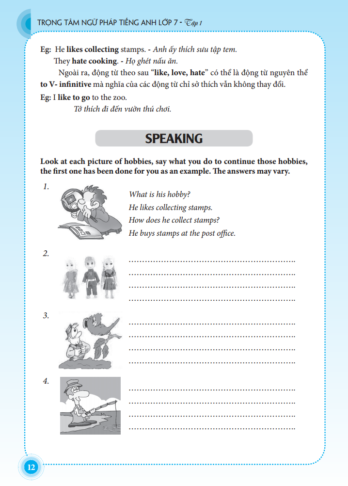 The Langmaster - Trọng Tâm Ngữ Pháp Tiếng Anh Lớp 7 - Tập 1 PDF đọc ebook online, epub online, nghe sách nói audio miễn phí. The Langmaster - Trọng Tâm Ngữ Pháp Tiếng Anh Lớp 7 - Tập 1 PDF đọc ebook online, epub online, nghe sách nói audio miễn phí.