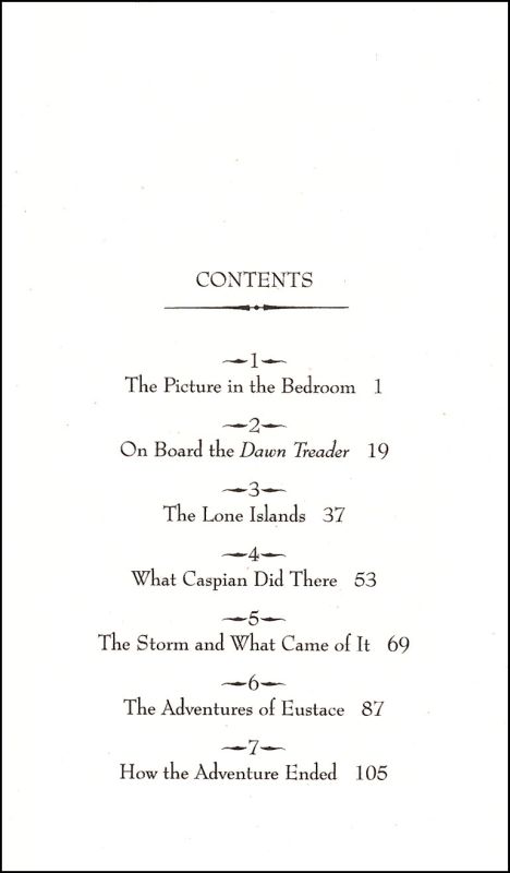 The Voyage of the "Dawn Treader"