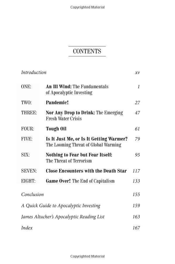 The Wall Street Journal Guide To Investing In The Apocalypse Make