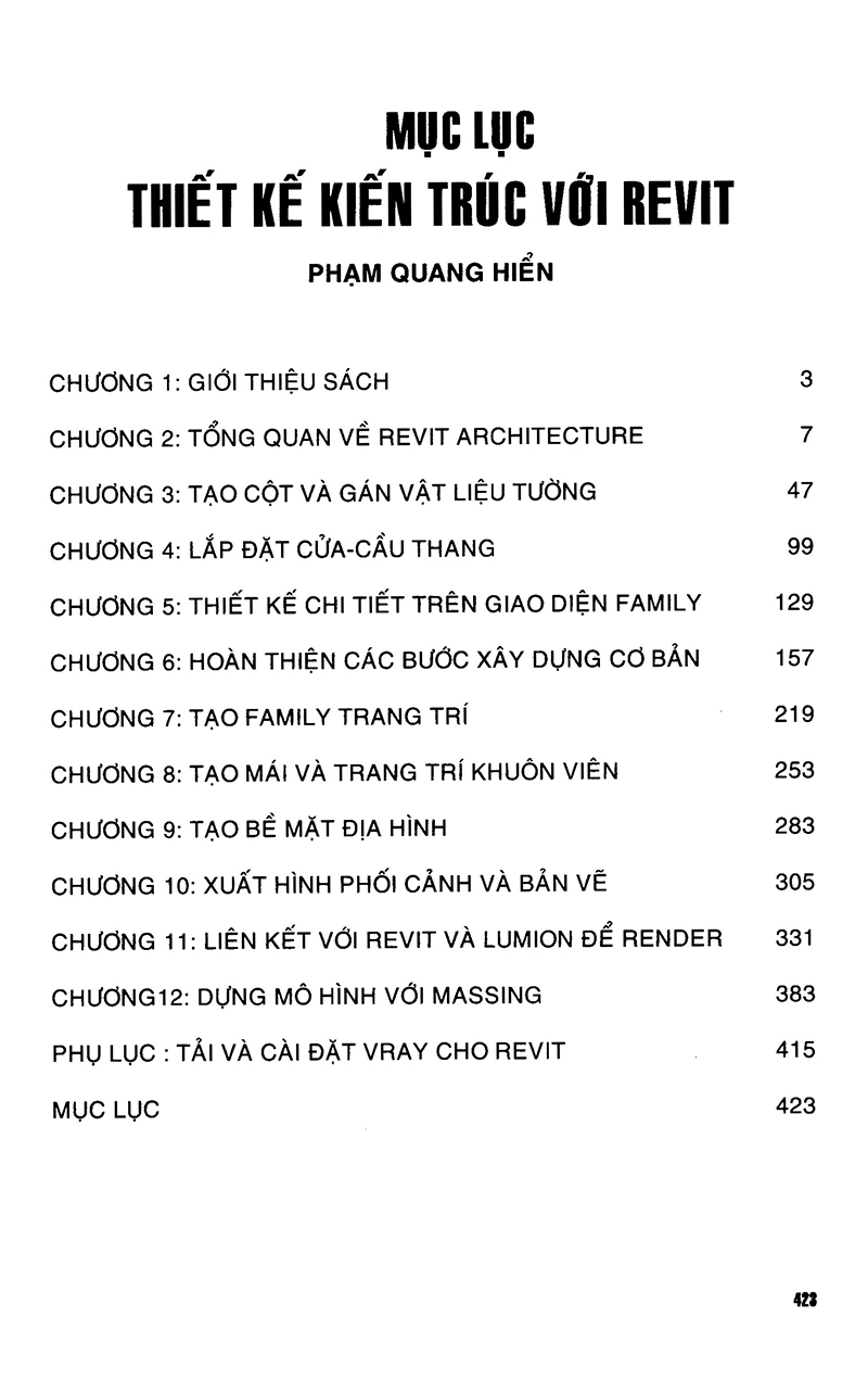 Thiết Kế Kiến Trúc Với Revit Dùng Cho Các Phiên Bản 2018 - 2017 - 2016 PDF đọc ebook online, epub online, nghe sách nói audio miễn phí. Tải sách Thiết Kế Kiến Trúc Với Revit Dùng Cho Các Phiên Bản 2018 - 2017 - 2016 PDF đọc ebook online, epub online, nghe sách nói audio miễn phí.