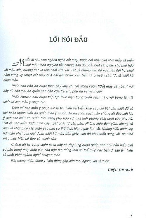 Thiết Kế Thực Hành Các Mẫu Y Phục Nữ PDF