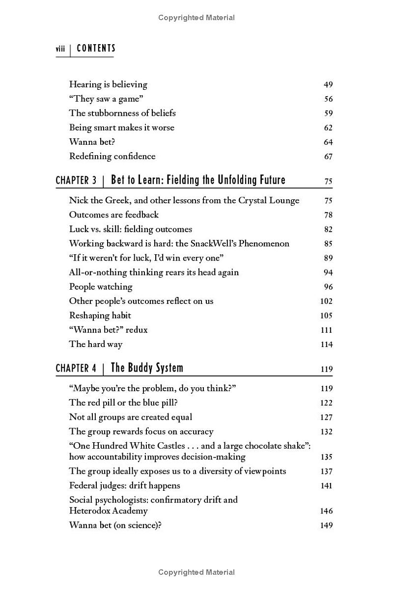 Thinking In Bets PDF đọc ebook online, epub online, nghe sách nói audio miễn phí. Thinking In Bets PDF đọc ebook online, epub online, nghe sách nói audio miễn phí.