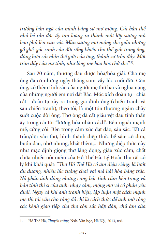 Tải sách Thơ Hồ Thế Hà & Giấc Mơ Cỏ Hát - Chuyên Luận PDF đọc ebook online, epub online, nghe sách nói audio miễn phí.
