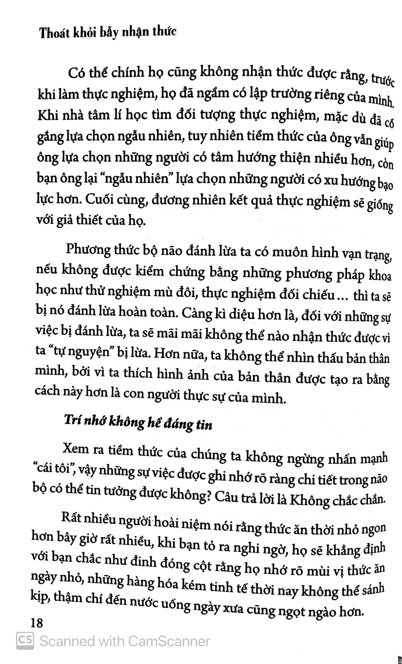 Thoát Khỏi Bẫy Nhận Thức PDF