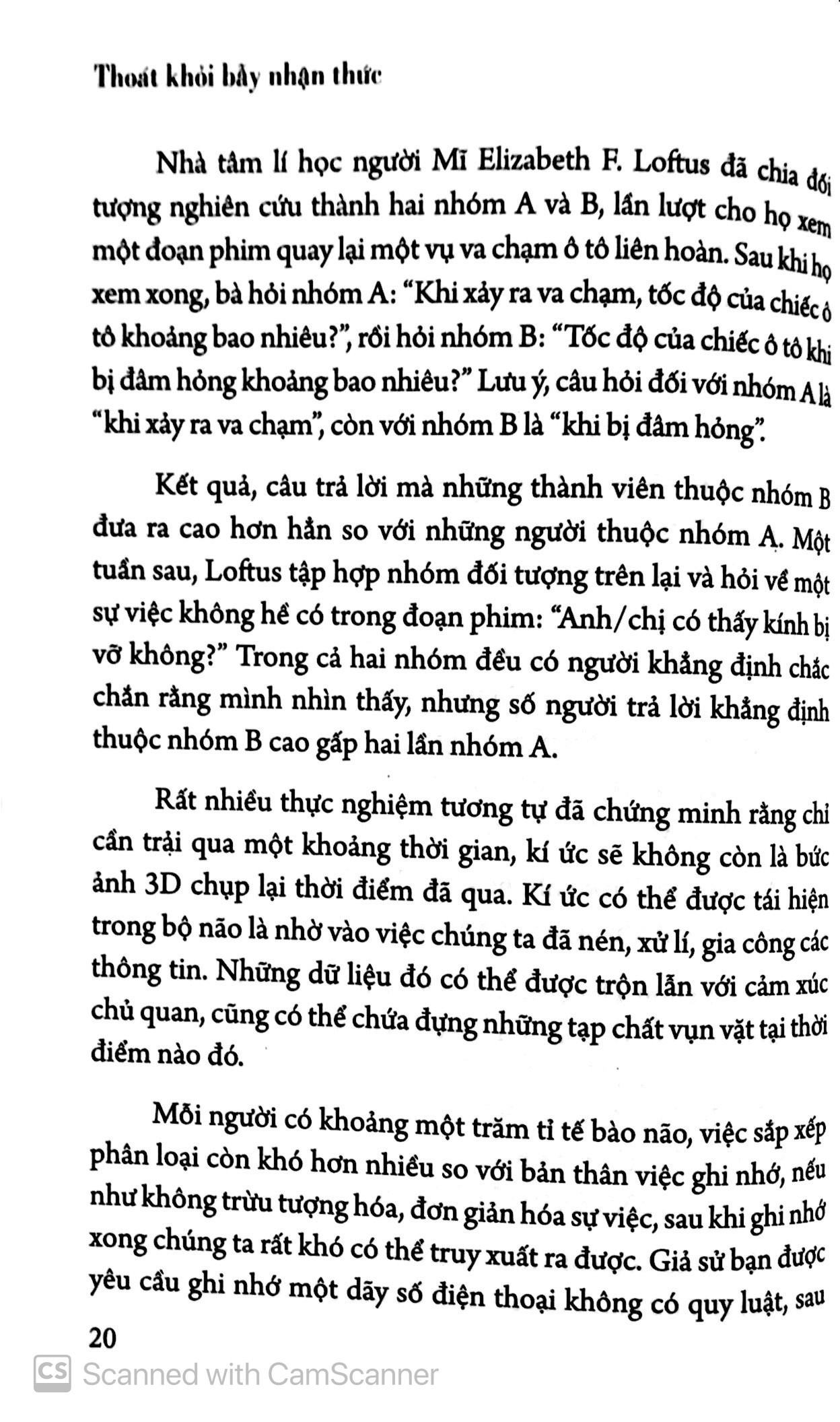 Thoát Khỏi Bẫy Nhận Thức PDF