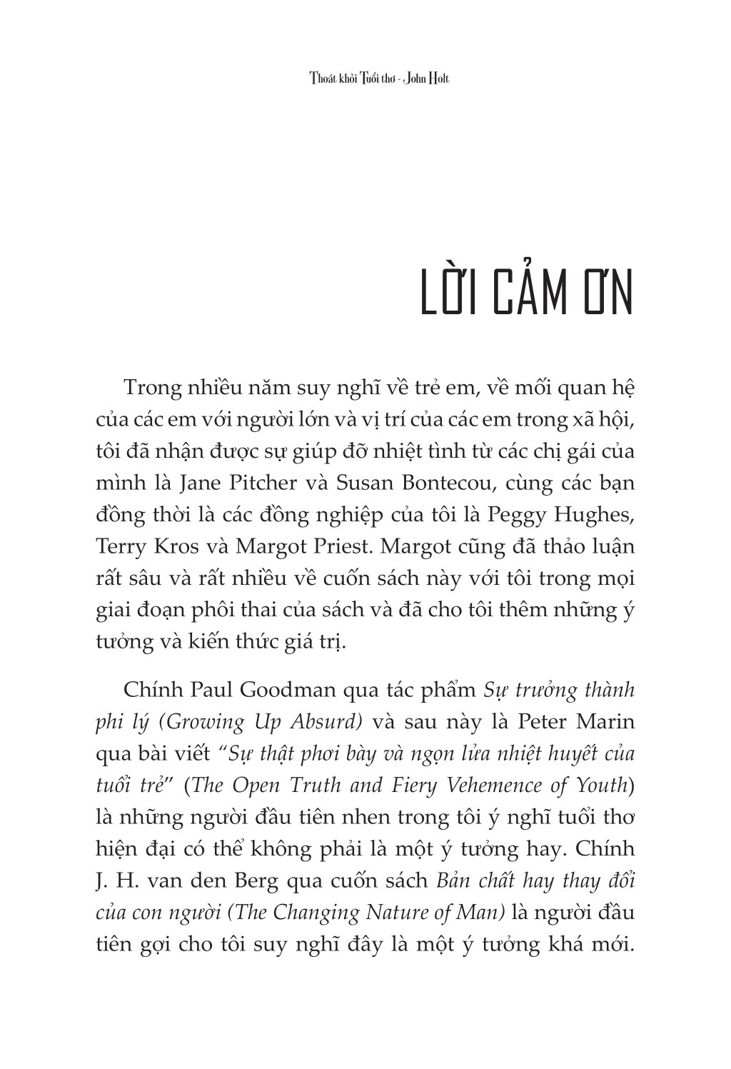 Thoát Khỏi Tuổi Thơ PDF Thoát Khỏi Tuổi Thơ PDF