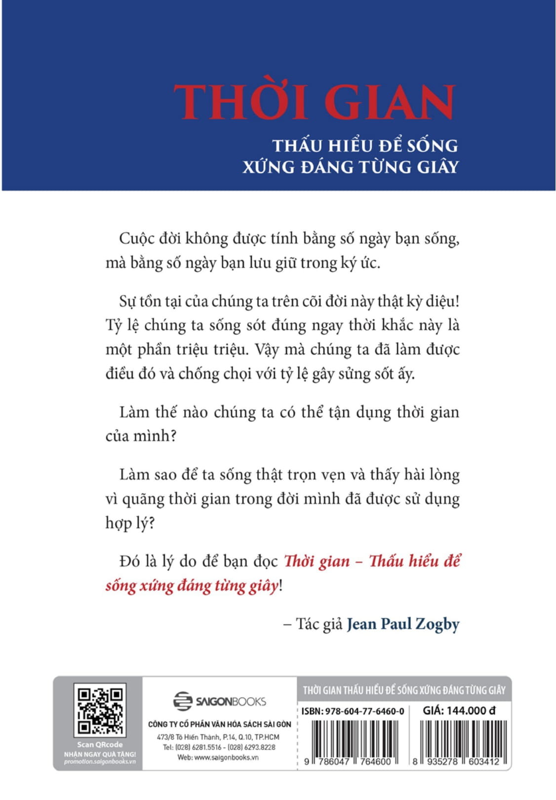Thời Gian - Thấu Hiểu Để Sống Xứng Đáng Từng Giây PDF đọc ebook online, epub online, nghe sách nói audio miễn phí. Thời Gian - Thấu Hiểu Để Sống Xứng Đáng Từng Giây PDF đọc ebook online, epub online, nghe sách nói audio miễn phí.