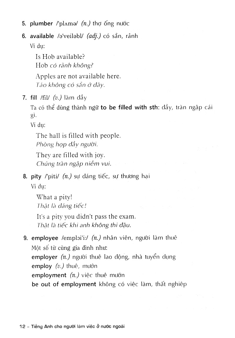 Tiếng Anh Cho Người Làm Việc Ở Nước Ngoài PDF đọc ebook online, epub online, nghe sách nói audio miễn phí.