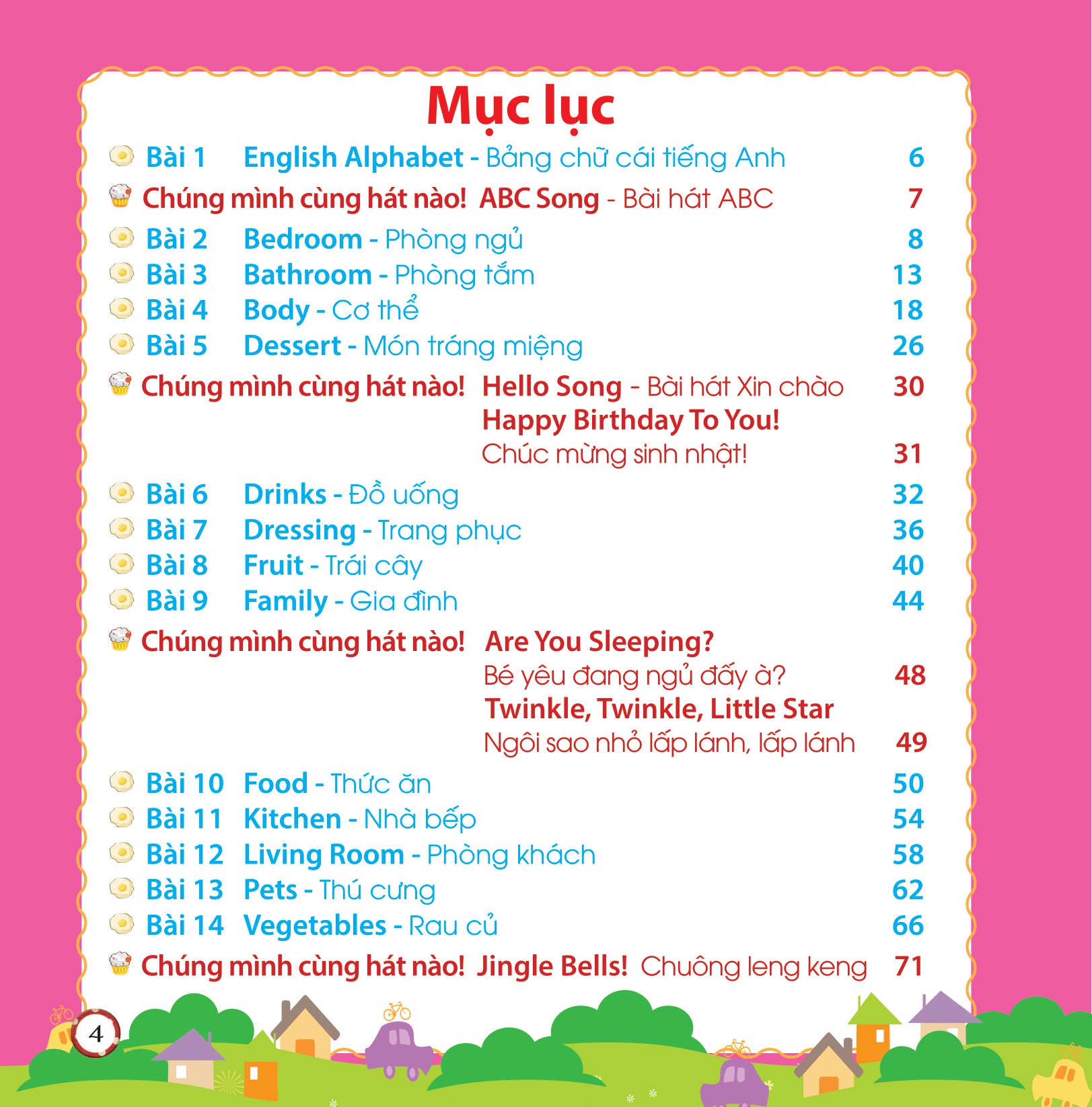 Tiếng Anh Cơ Bản Cho Trẻ Em - Các Từ Vựng Thiết Yếu PDF đọc ebook online, epub online, nghe sách nói audio miễn phí.
