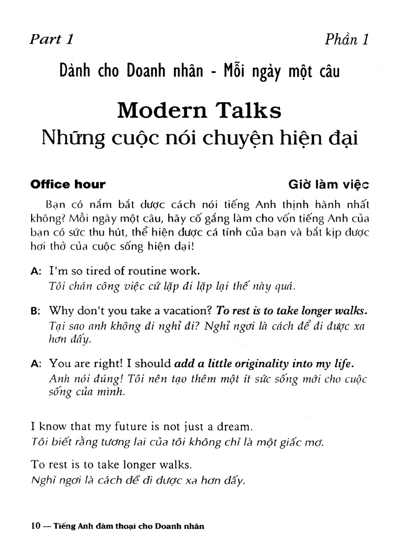 Tiếng Anh Đàm Thoại Cho Doanh Nhân PDF Tiếng Anh Đàm Thoại Cho Doanh Nhân PDF