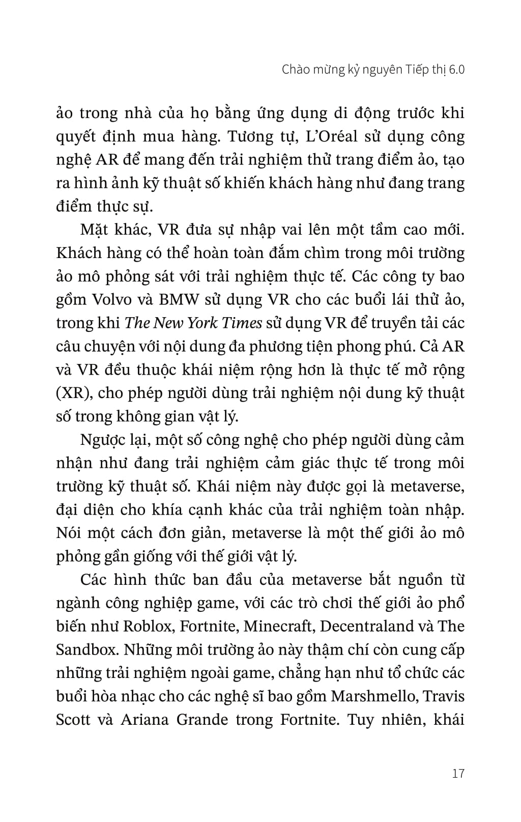 Tải sách Tiếp Thị 6.0 - Tương Lai Là Toàn Nhập - Marketing 6.0 - The Future Is Immersive PDF đọc ebook online, epub online, nghe sách nói audio miễn phí.