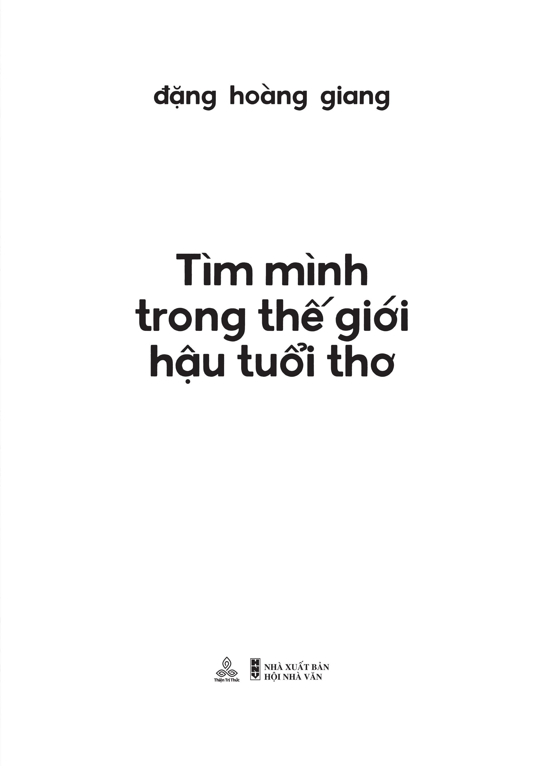 Tìm Mình Trong Thế Giới Hậu Tuổi Thơ PDF Tìm Mình Trong Thế Giới Hậu Tuổi Thơ PDF