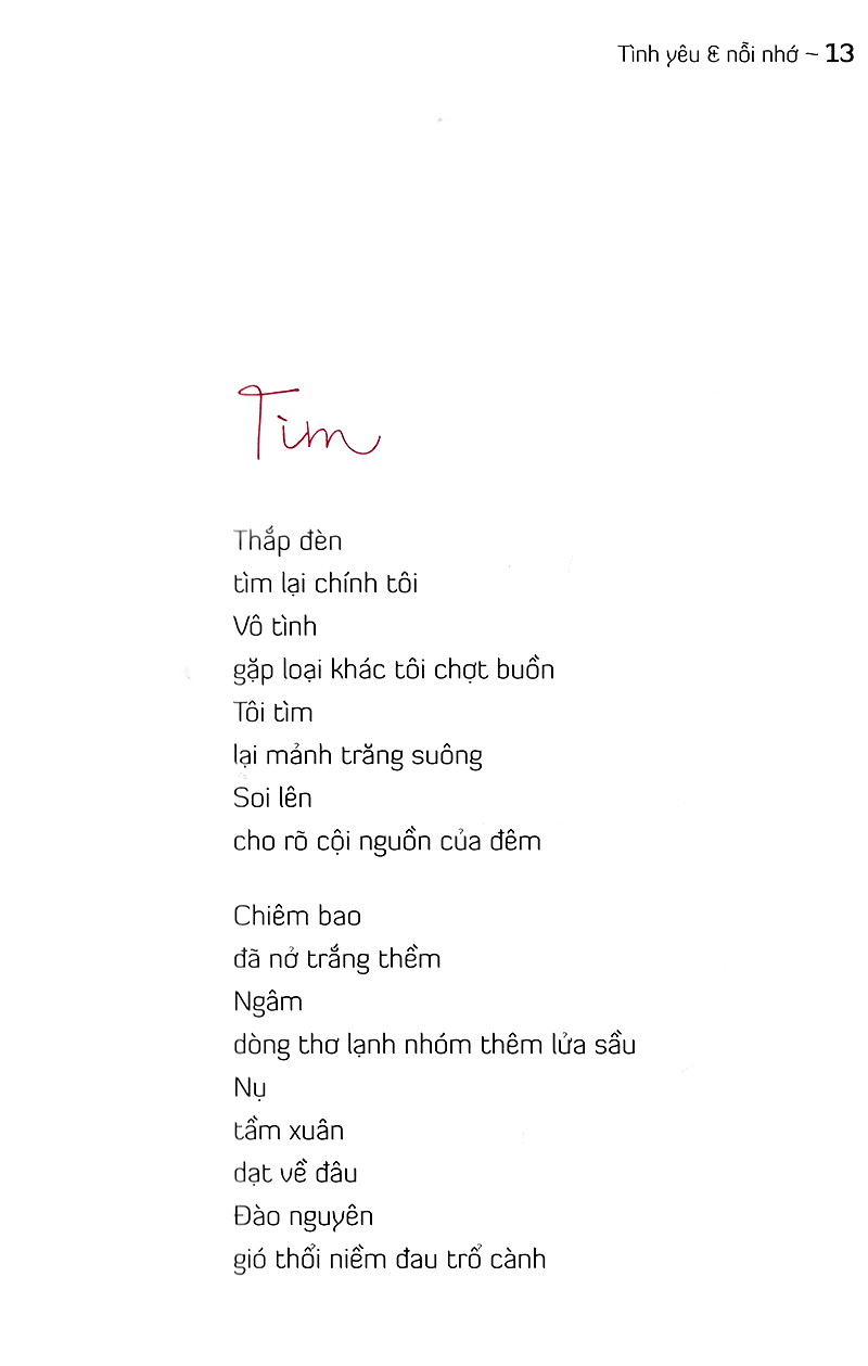 Tình Yêu Và Nỗi Nhớ PDF Tình Yêu Và Nỗi Nhớ PDF