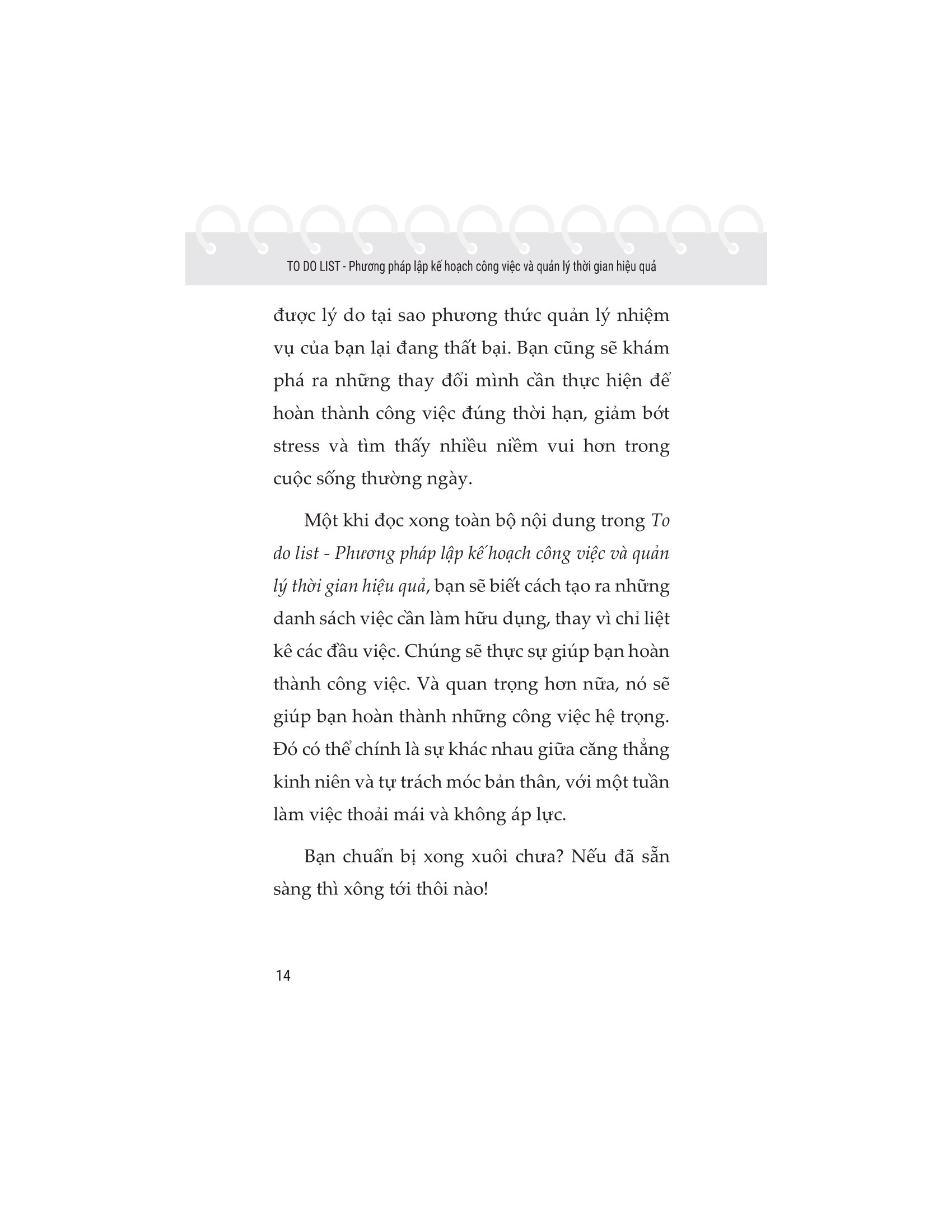 To Do List - Phương Pháp Lập Kế Hoạch Công Việc Và Quản Lý Thời Gian Hiệu Quả PDF đọc ebook online, epub online, nghe sách nói audio miễn phí.