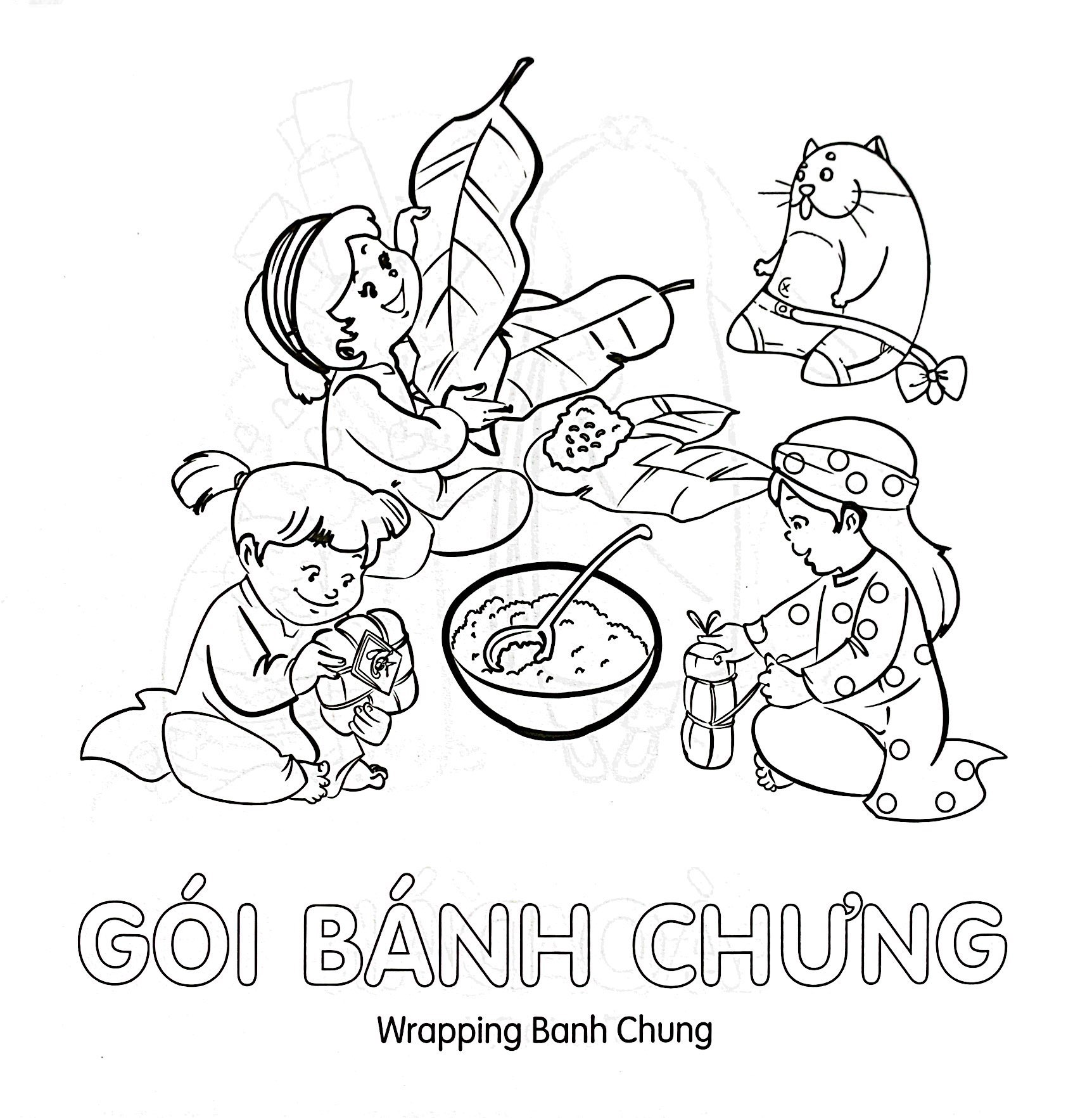 Sách Tô Màu Cùng Mèo Thông Thái Song Ngữ ViệtAnh Bốn Mùa (Dành Cho