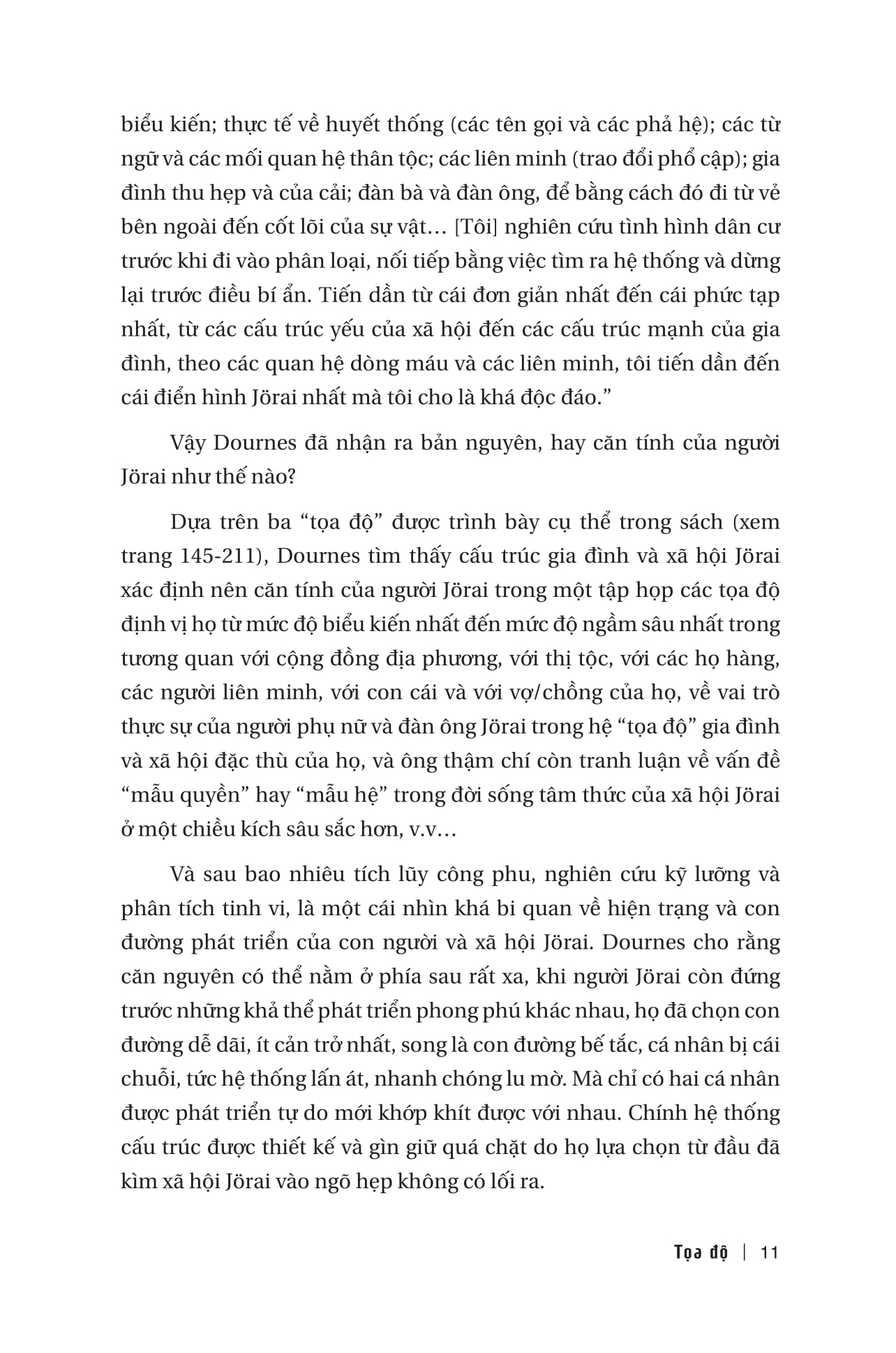 Tọa Độ: Cấu Trúc Gia Đình Và Xã Hội Của Người Jorai PDF