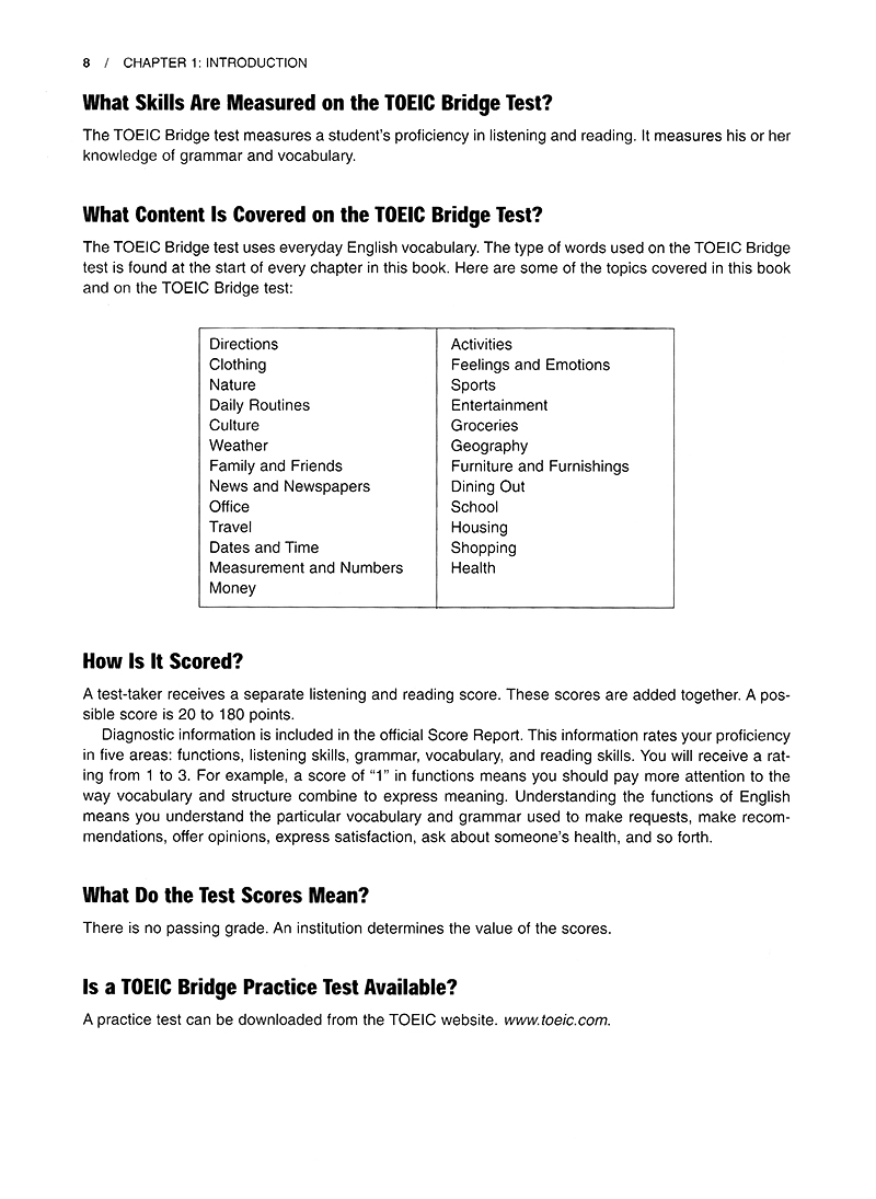 Toeic Bridge Test PDF - YDS.EDU.VN
