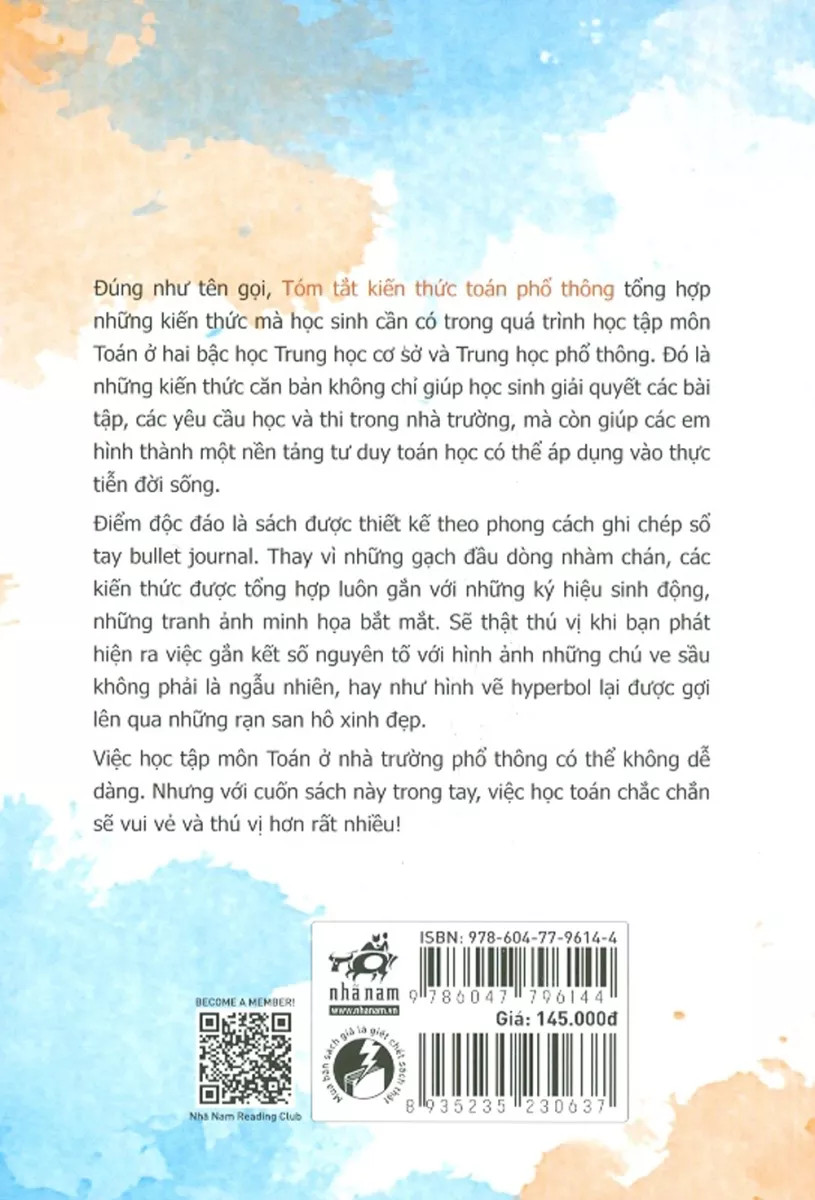 Tóm Tắt Kiến Thức Toán Phổ Thông PDF đọc ebook online, epub online, nghe sách nói audio miễn phí.
