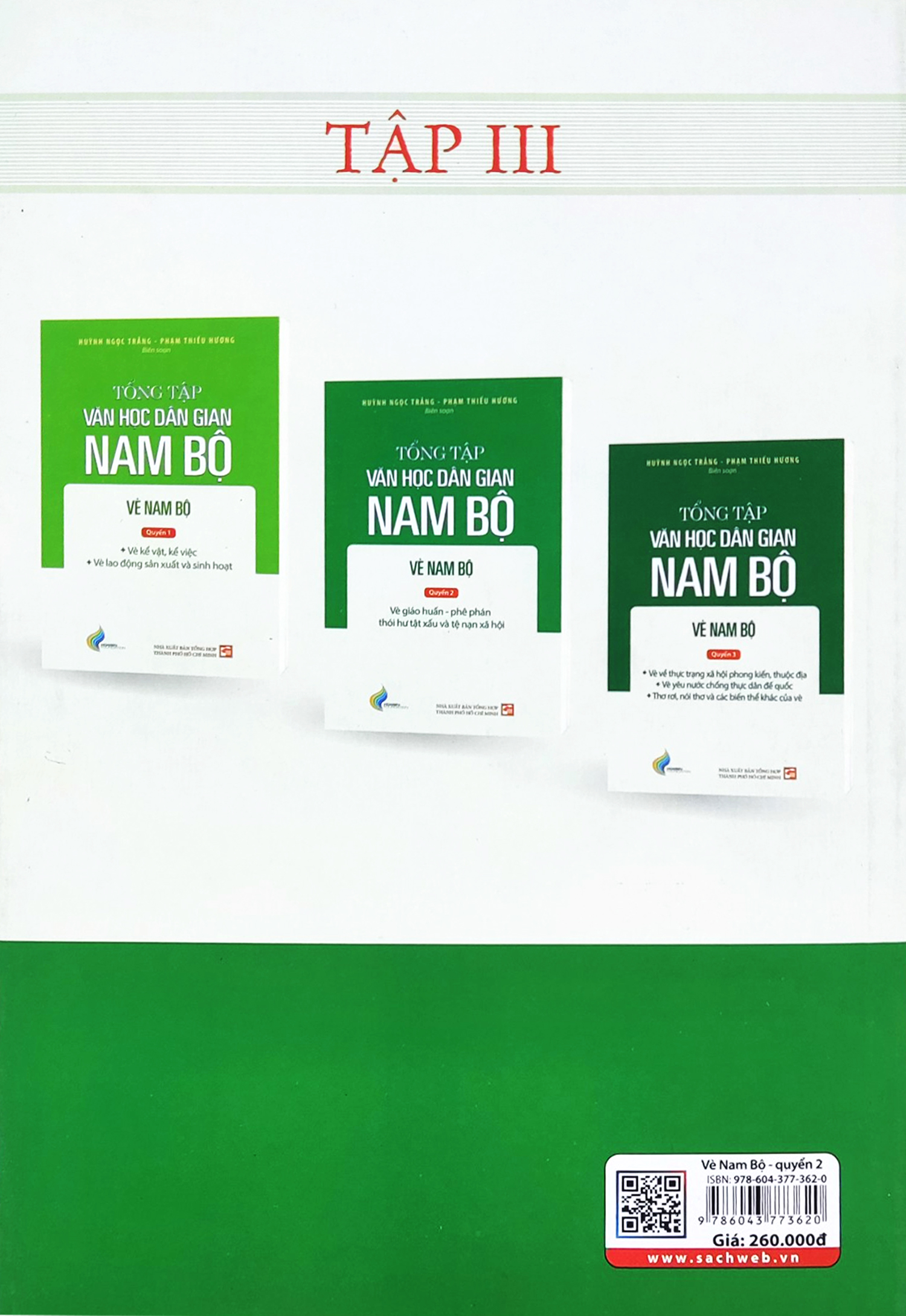 Bộ Tổng Tập Văn Học Dân Gian Nam Bộ - Vè Nam Bộ - Quyển 2: Vè Giáo Huấn - Phê Phán Thói Hư Tật Xấu Và Tệ Nạn Xã Hội PDF Bộ Tổng Tập Văn Học Dân Gian Nam Bộ - Vè Nam Bộ - Quyển 2: Vè Giáo Huấn - Phê Phán Thói Hư Tật Xấu Và Tệ Nạn Xã Hội PDF