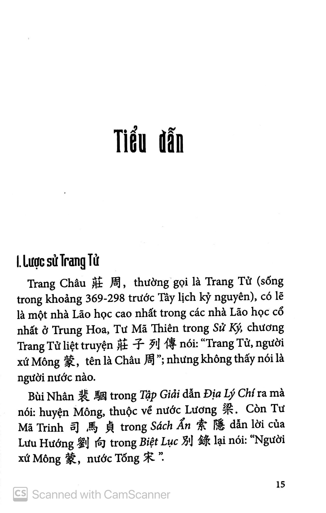 Trang Tử Nam Hoa Kinh - Tập 1 PDF