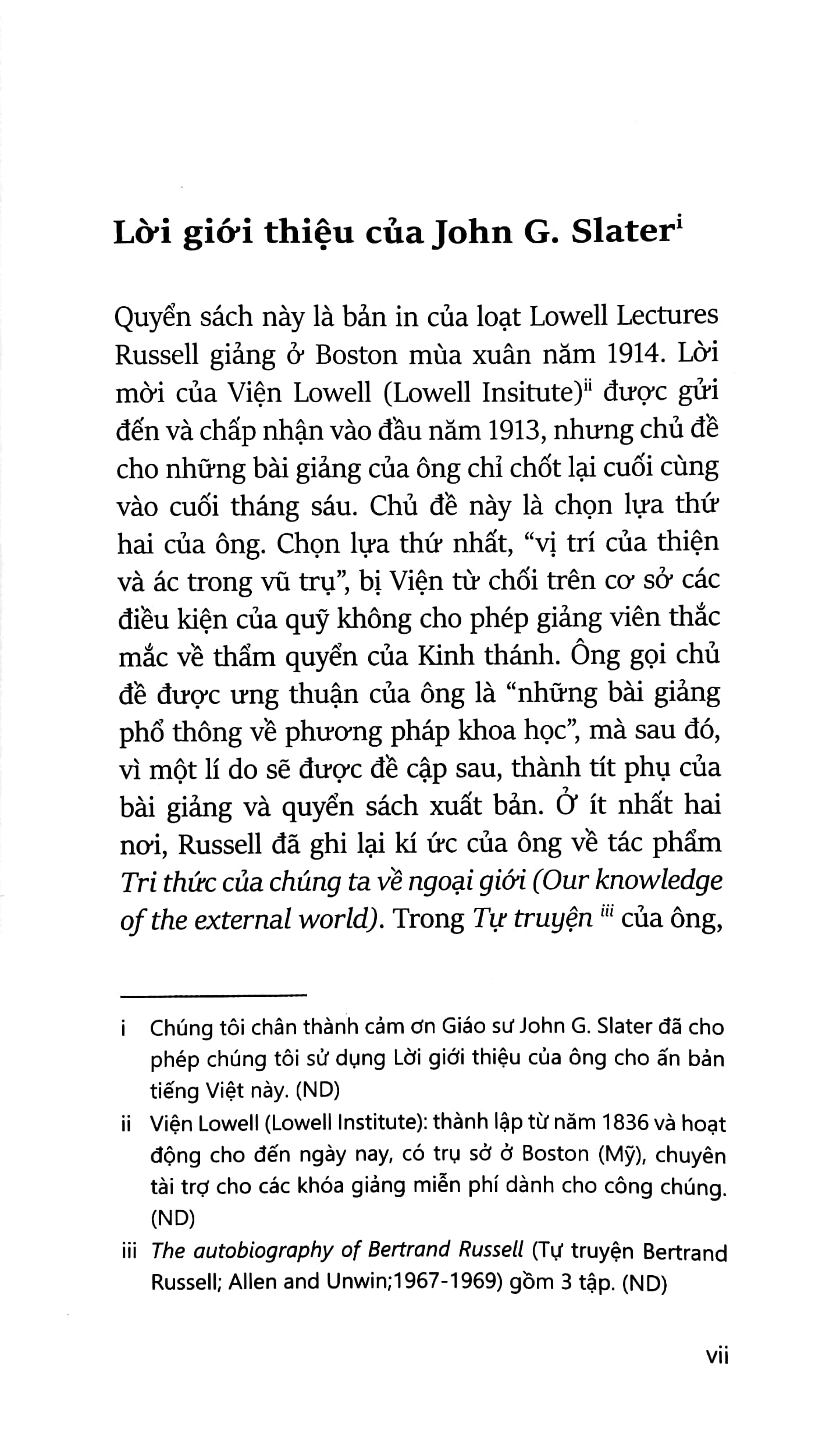 Tri Thức Của Chúng Ta Về Ngoại Giới PDF đọc ebook online, epub online, nghe sách nói audio miễn phí.