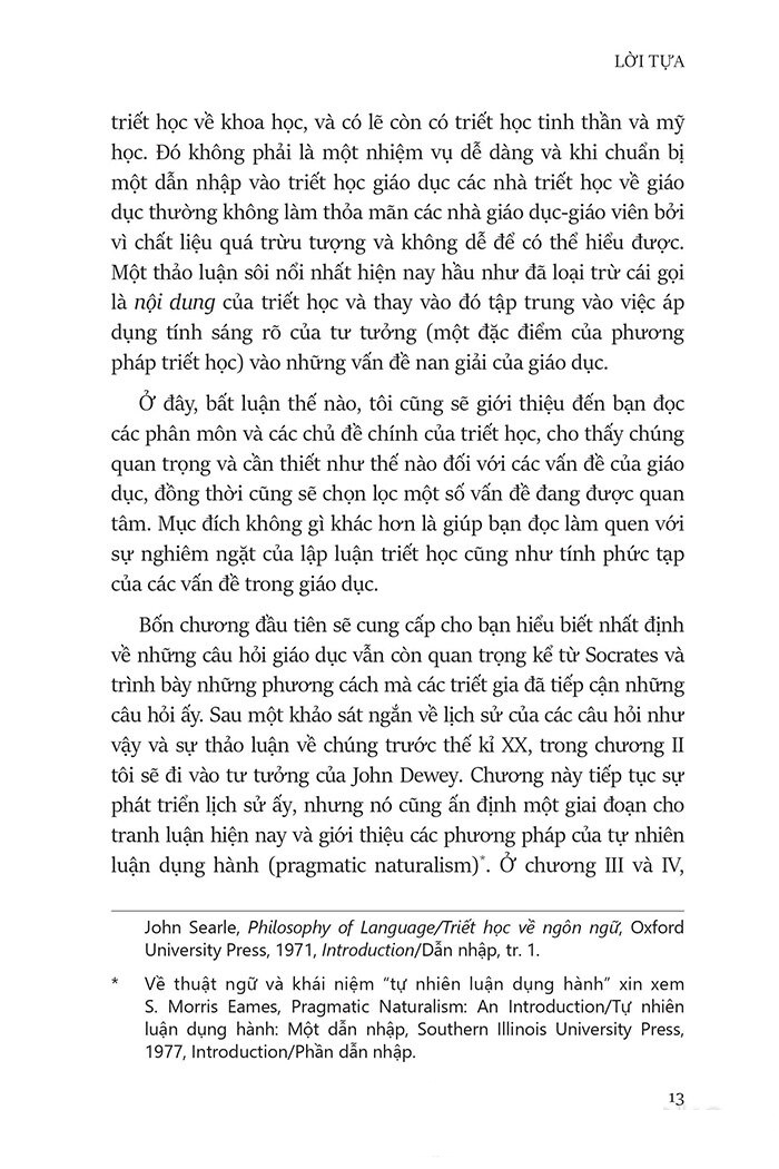 Triết Học Giáo Dục - Philosophy Of Education PDF Triết Học Giáo Dục - Philosophy Of Education PDF